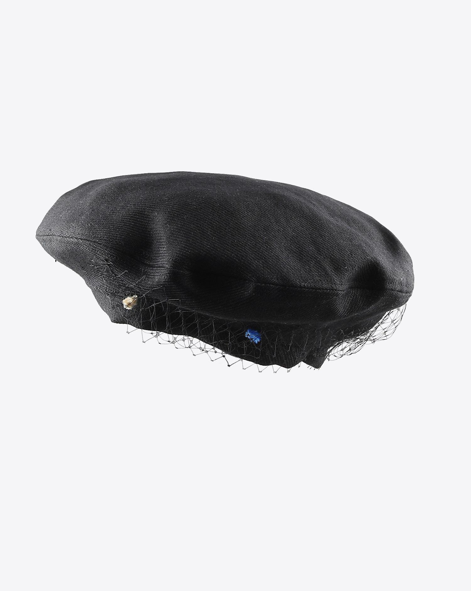 Laurence Bossion Beret Voilette - Noir  