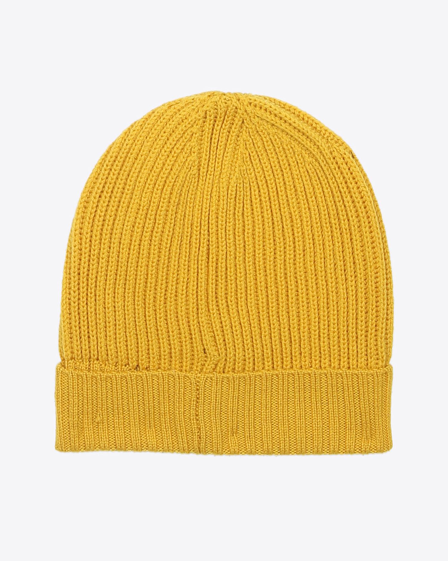 Le Mont Saint Michel Bonnet Tricoté ADRIEN - Jaune  