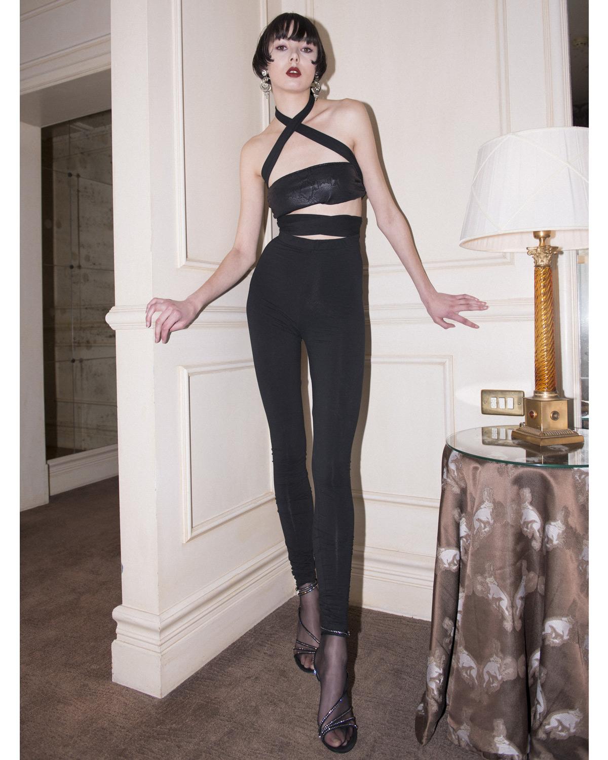Lupe Leggings VALENTINA - Black  