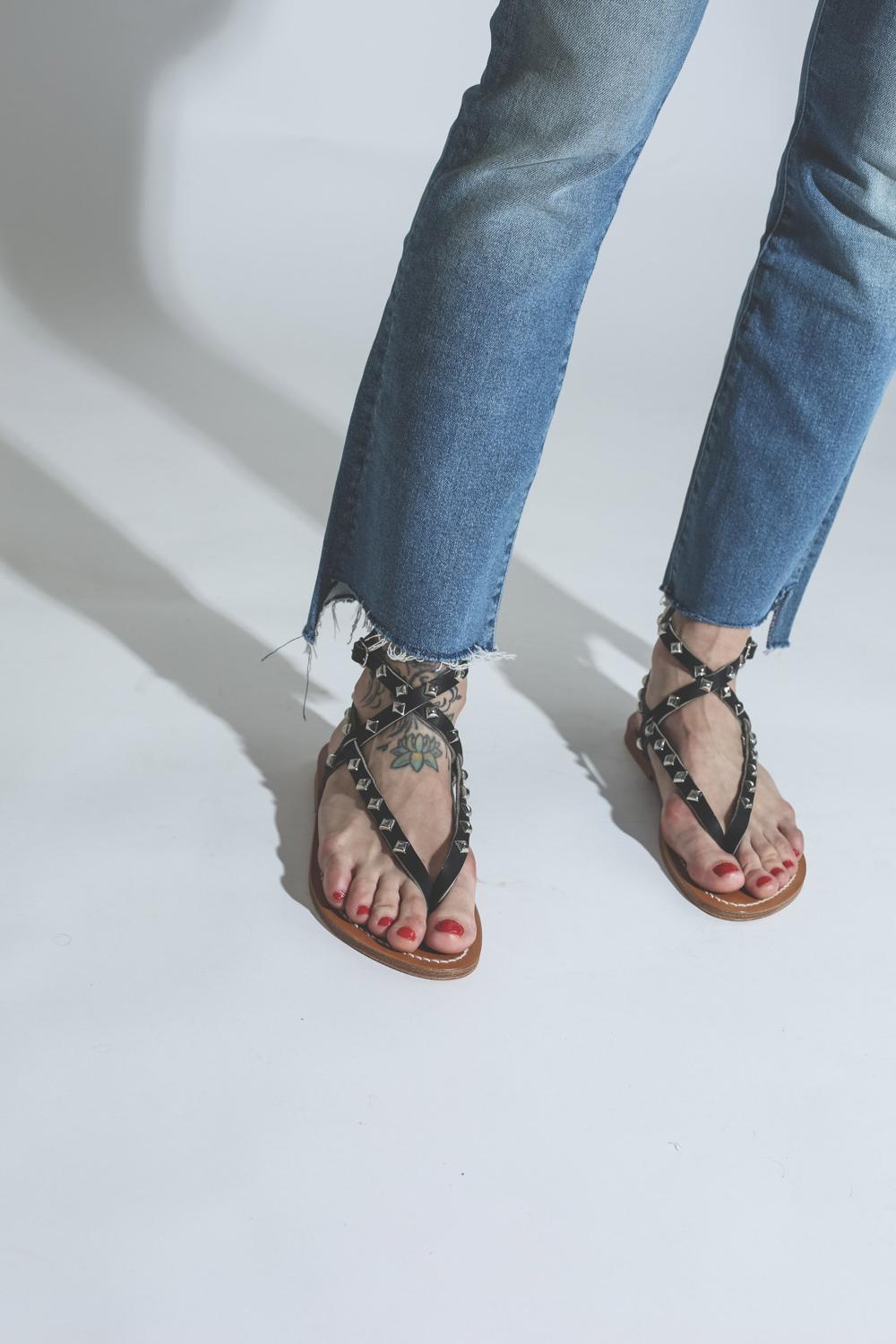 Mother Denim Insider Crop Step Fray Jean - Shoot To Thrill  