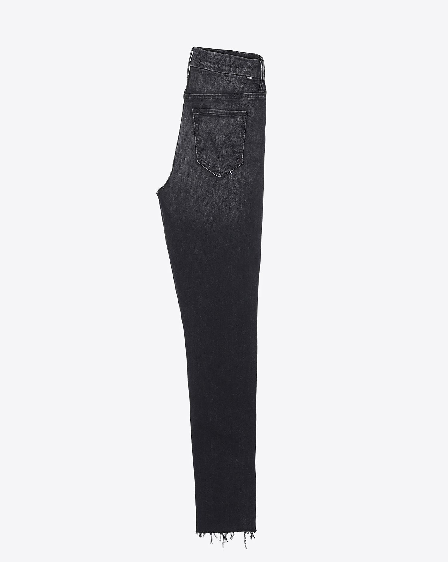 Mother Denim Pré-Collection High Waisted Looker Ankle Fray- Night Hawk   