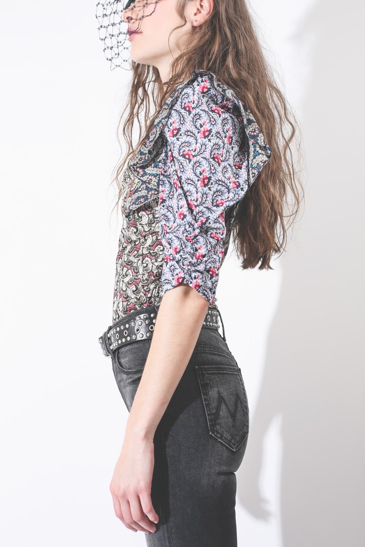 Mother Denim Pré-Collection High Waisted Looker Ankle Fray- Night Hawk   