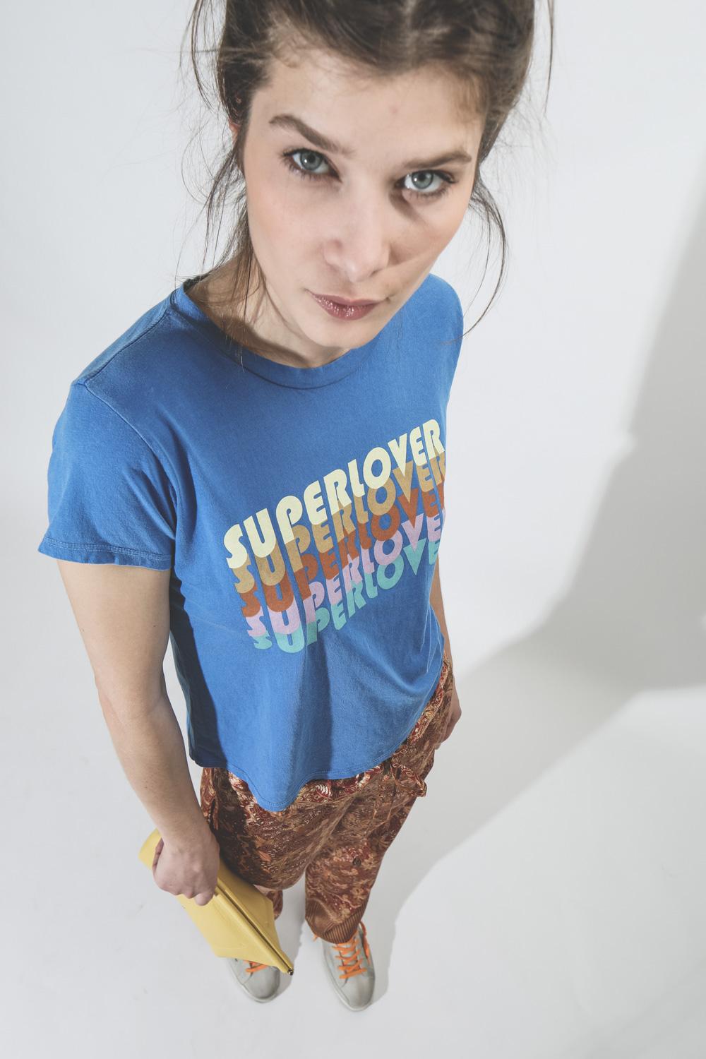 Mother Denim Pré-Collection The Boxy Goodie Goodie Tee - Super Lover  