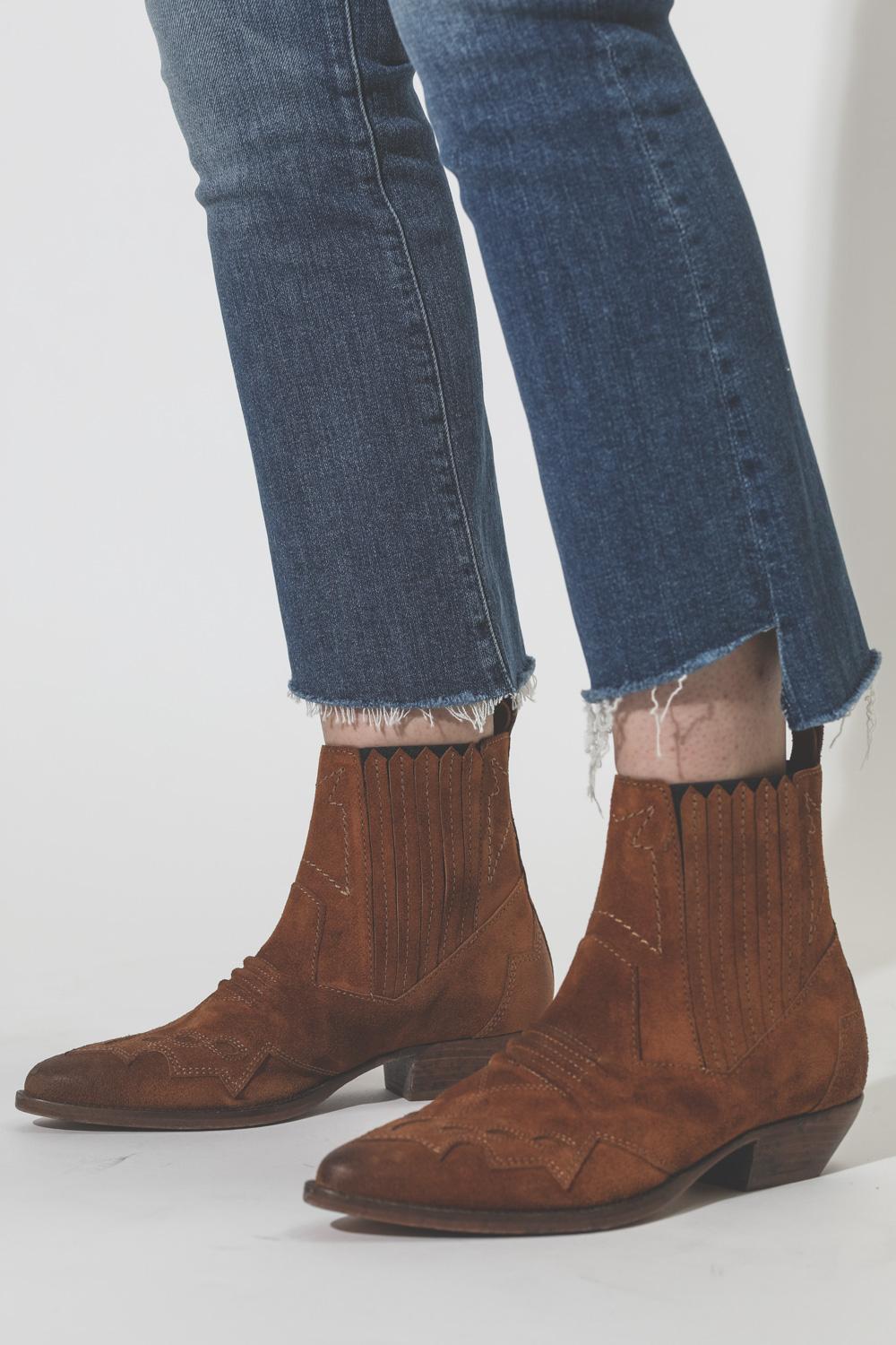 Mother Denim Pré-Collection The Insider Crop Step Fray - Wild Game  