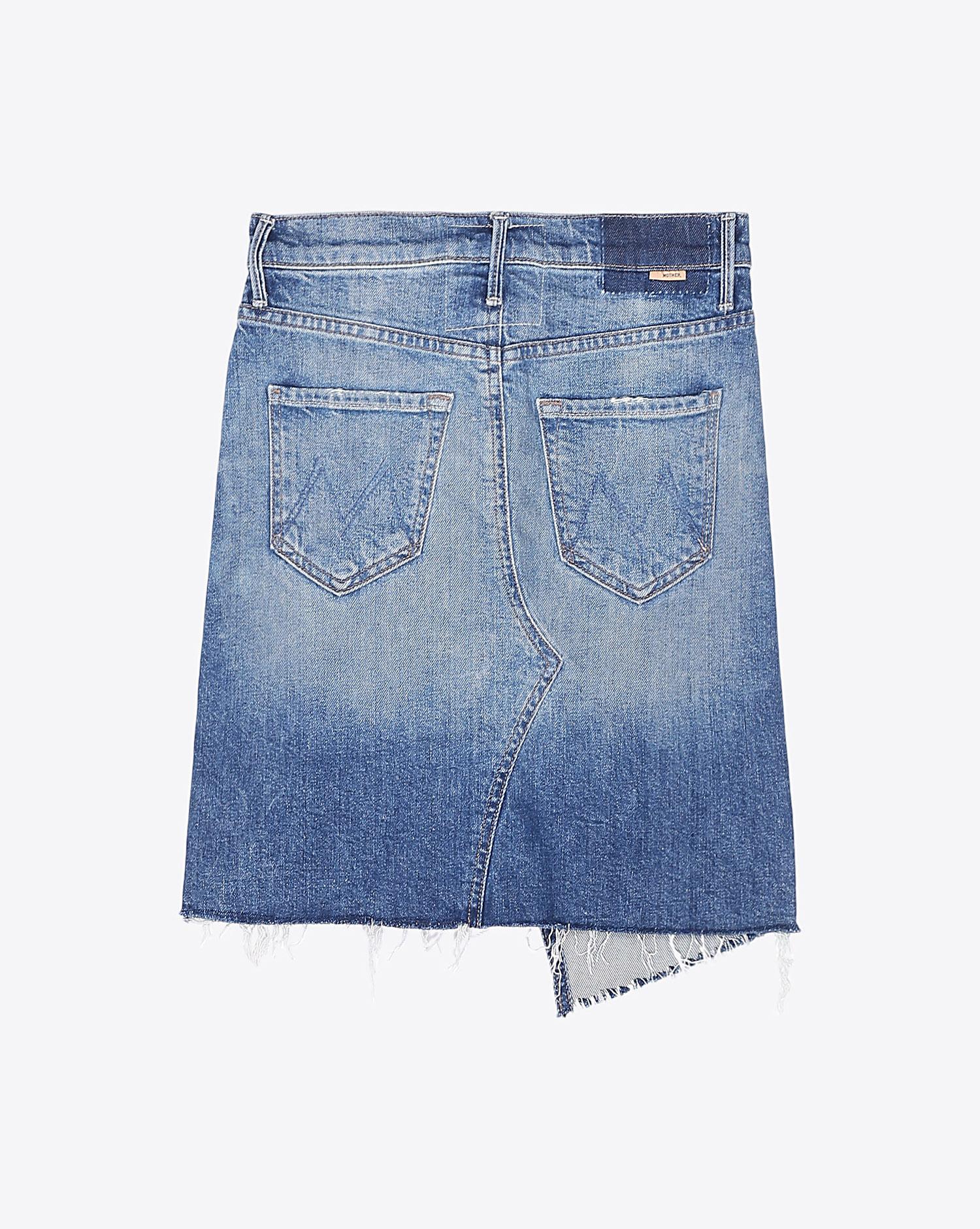 Mother Denim The Tomcat Slide Mini Fray Skirt - Better When It's Row  