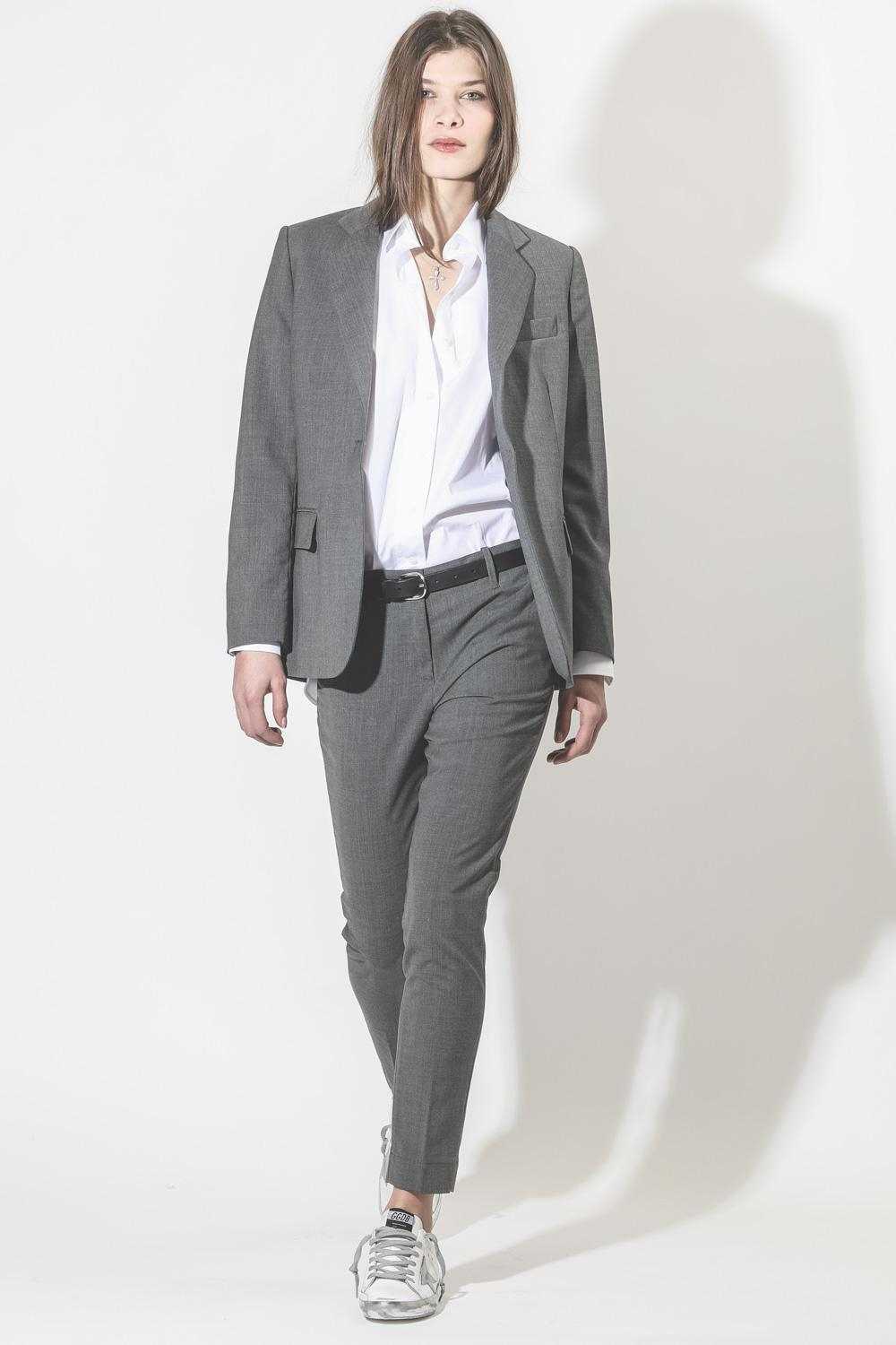 Nine in the Morning Pantalon Breezy - Grey Melange  