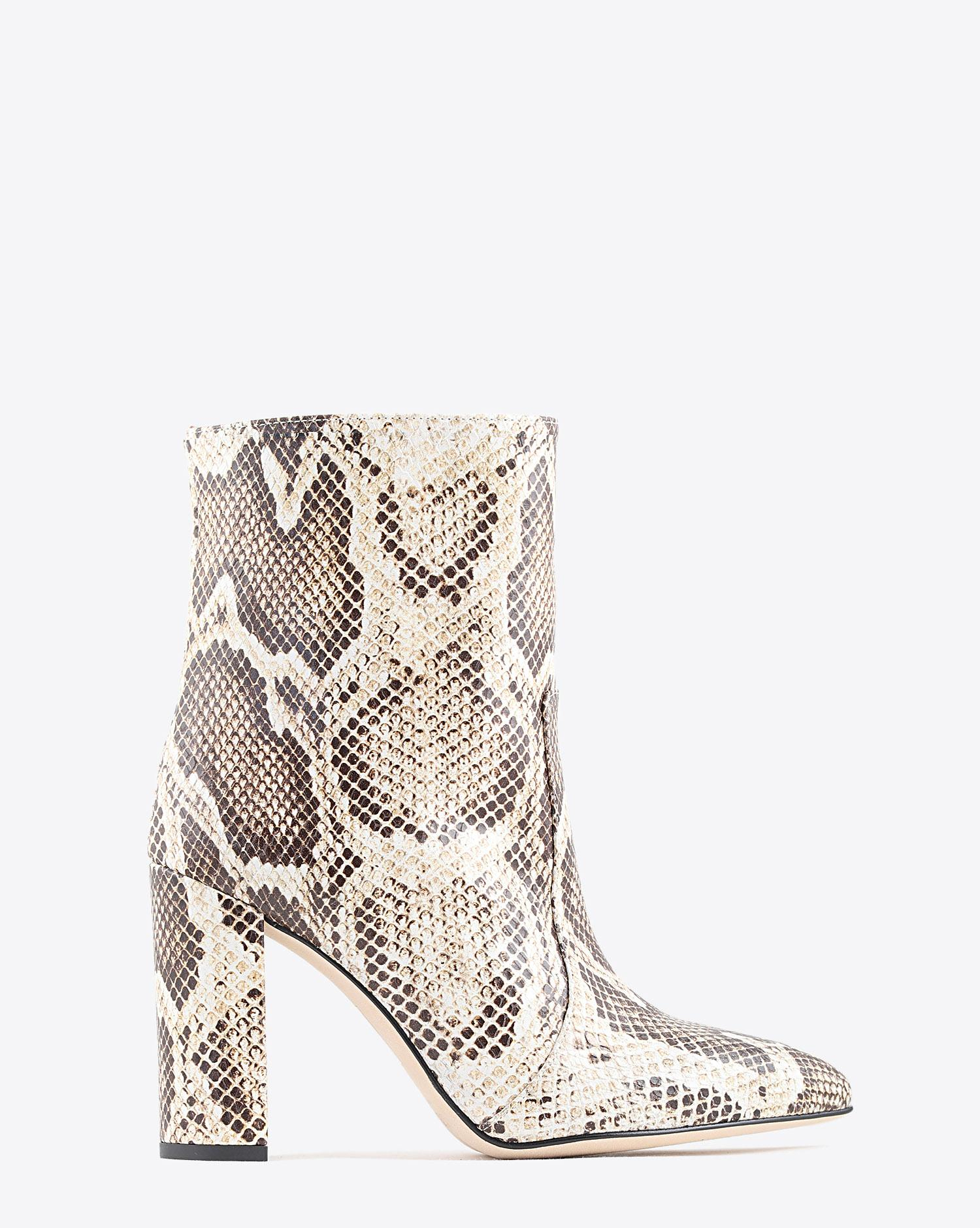 Paris Texas Pré-Collection Boots effet Serpent - Seppia  