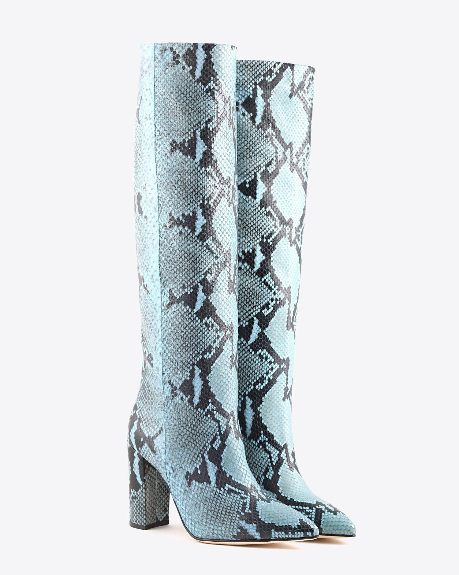 Paris Texas Pré-Collection Bottes Imprimé Serpent - Jeans  