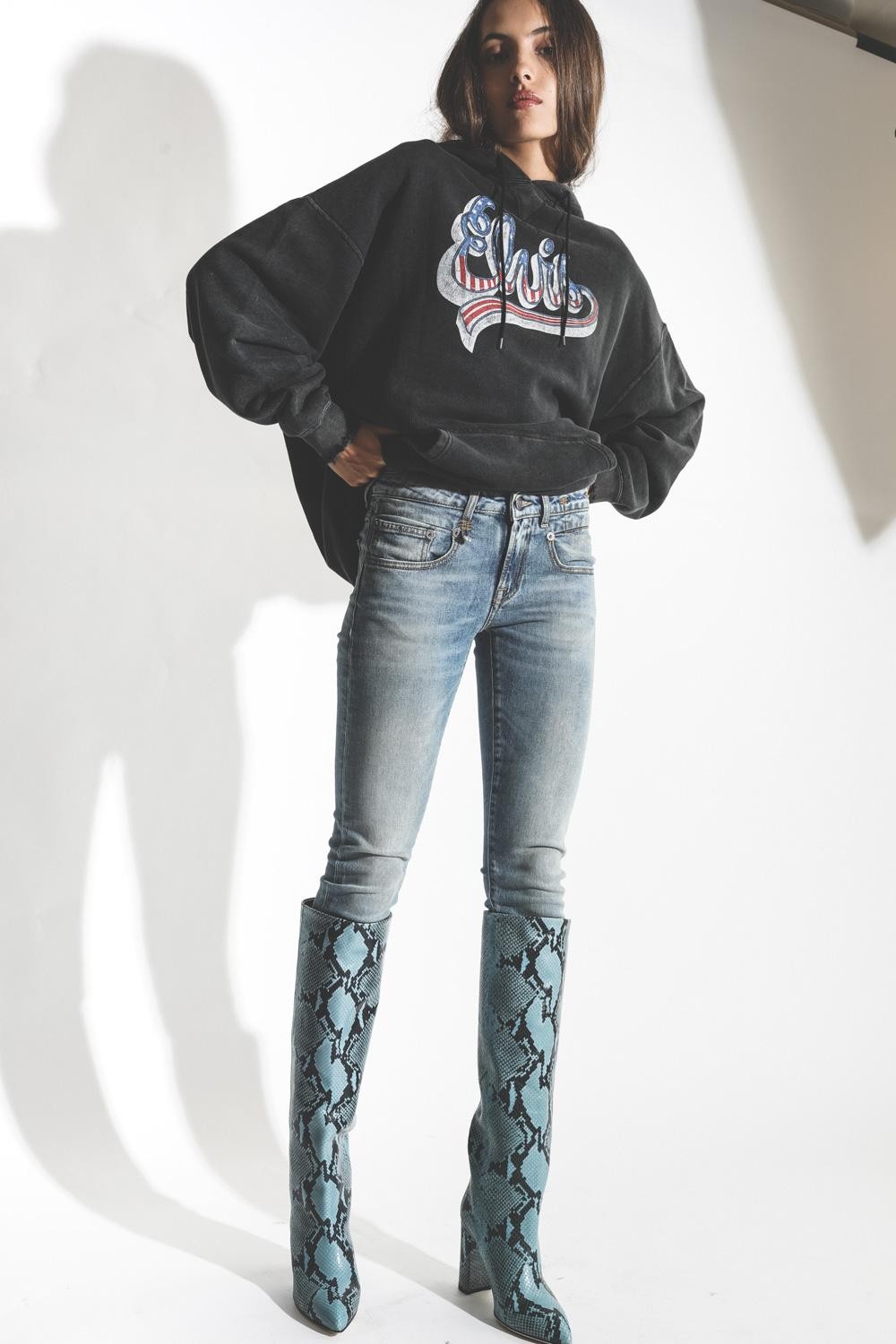 Paris Texas Pré-Collection Bottes Imprimé Serpent - Jeans  