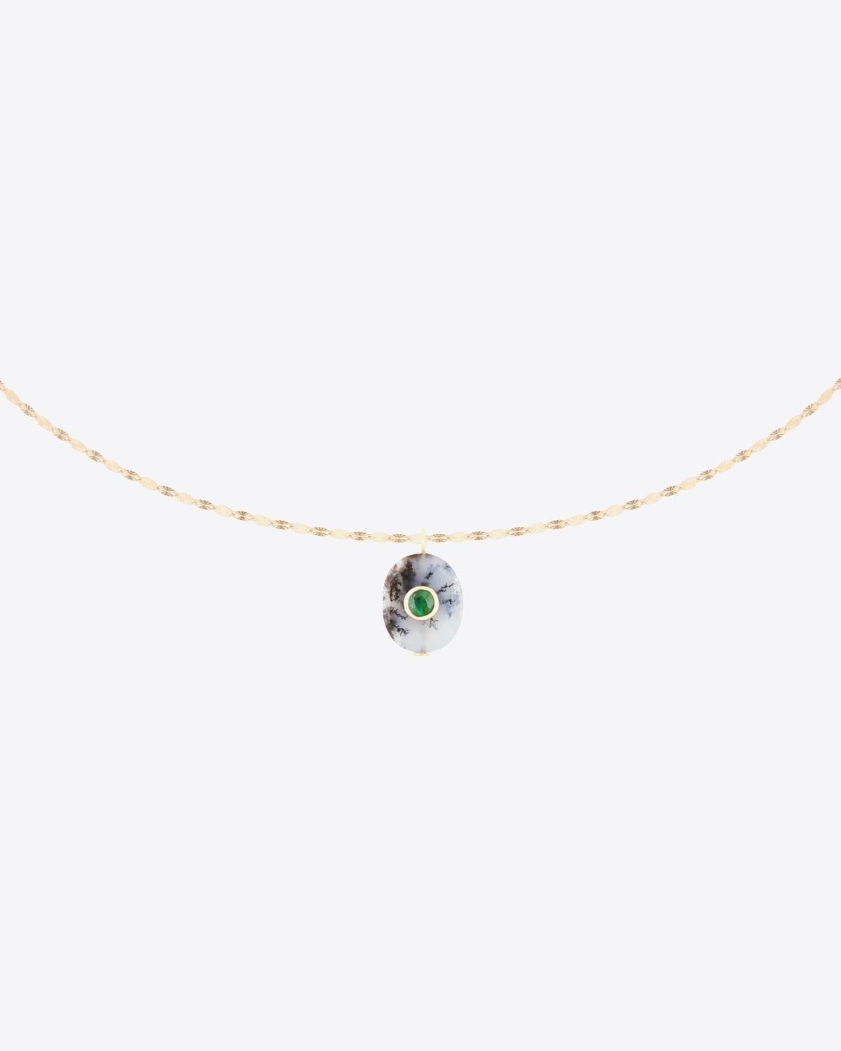 Produit Pascale Monvoisin Holi Collier Agate Dendritique  