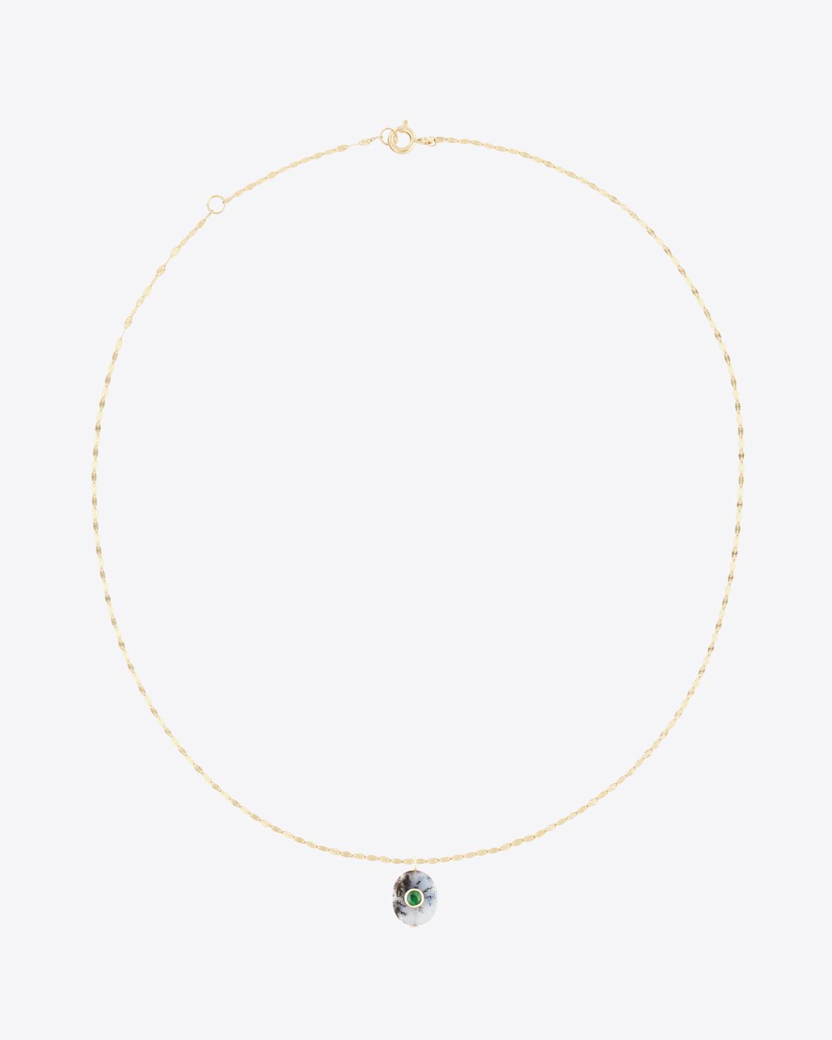 Produit Pascale Monvoisin Holi Collier Agate Dendritique  