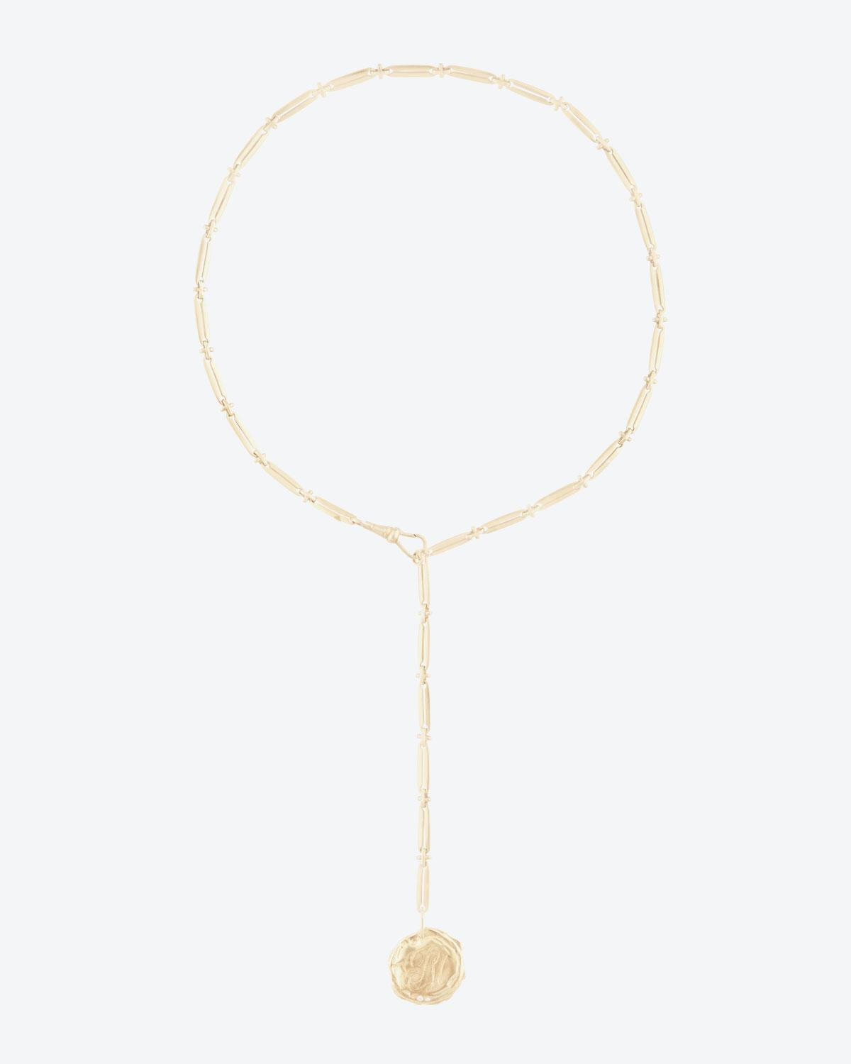 Pascale Monvoisin Initiale N°2 Collier - Or Jaune & Diamants