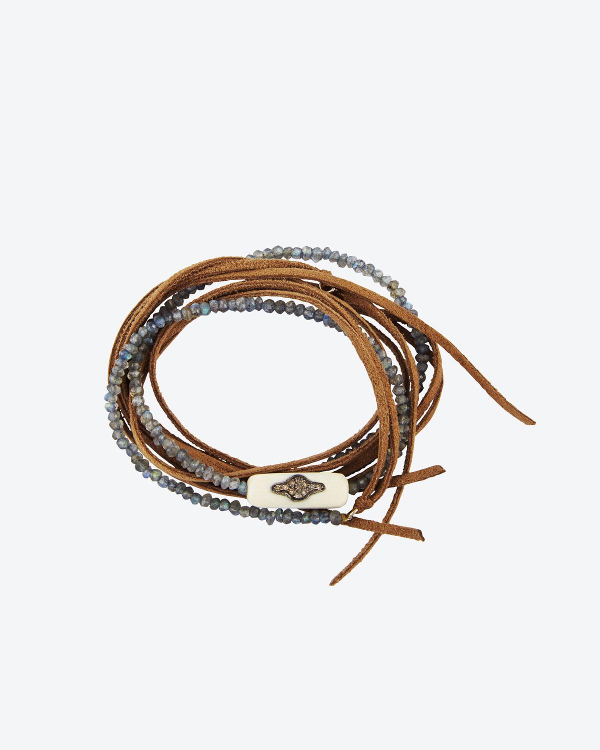 Pascale Monvoisin Orso N°3 Bracelet Labradorite & Diamants  