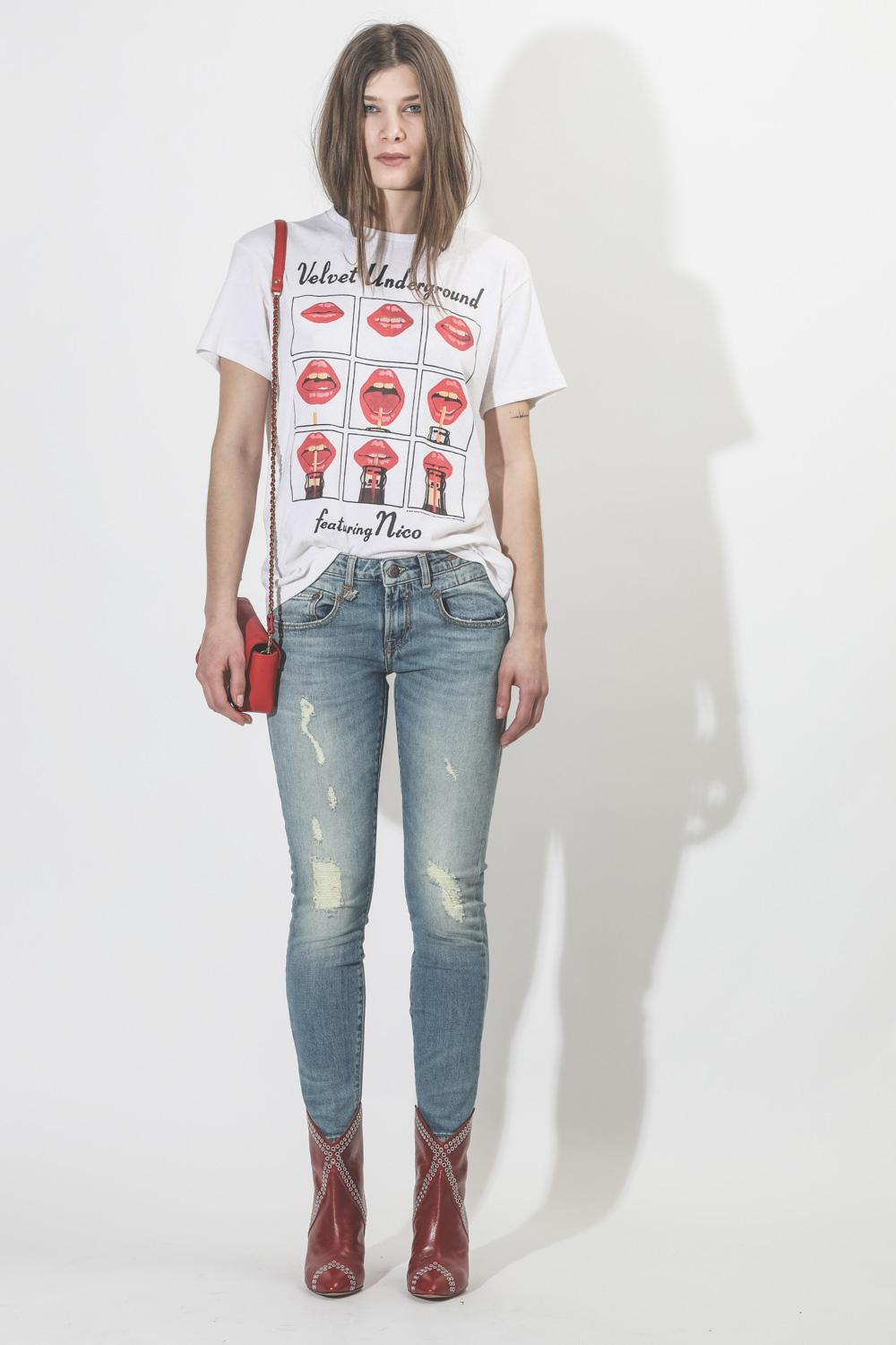 R13 Denim Collection Boy Skinny - Drew Stretch  