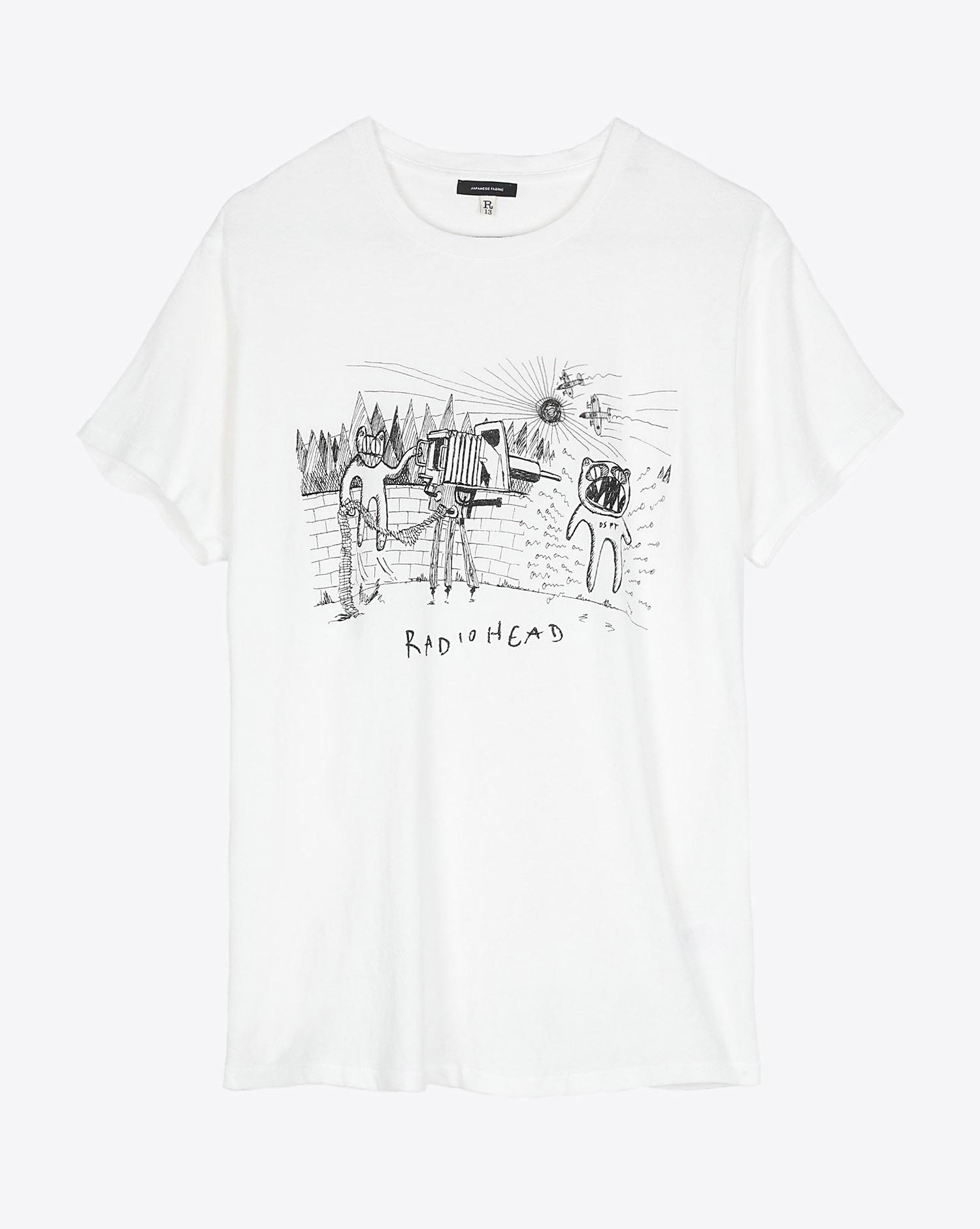 R13 Denim Collection Dspt Event Boy T - Dirty White  