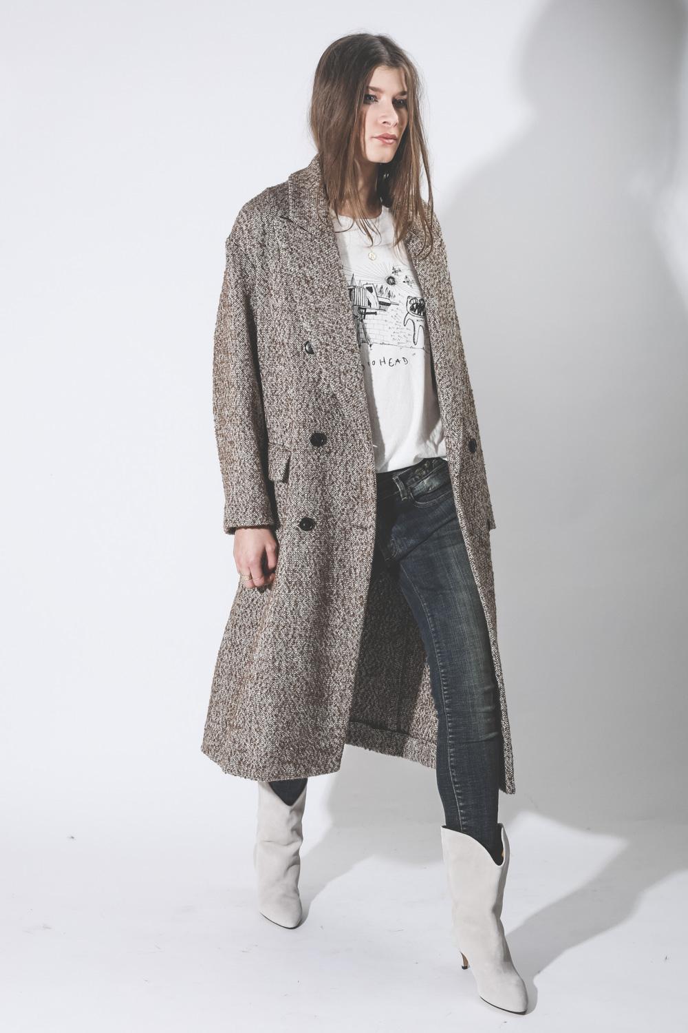 R13 Denim Collection Dspt Event Boy T - Dirty White  