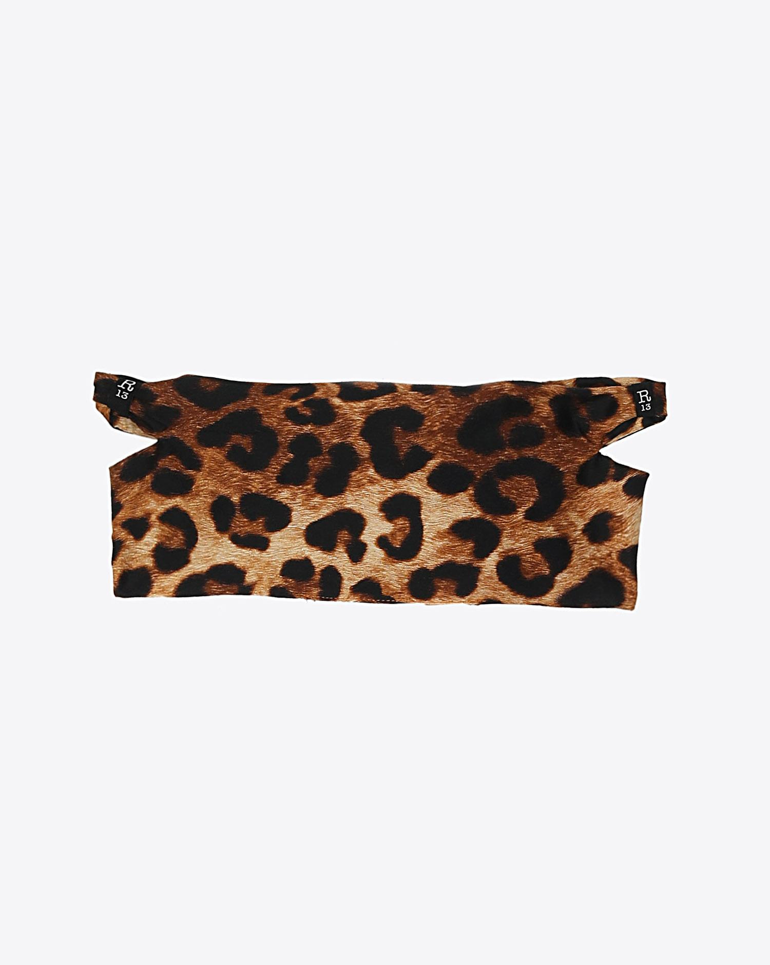 R13 Denim Collection R13 Facescarf - Leopard  