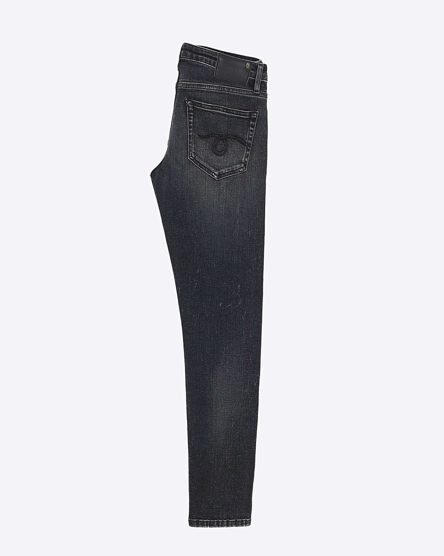 R13 Denim Pré-Collection Biker Boy - Aiden Black