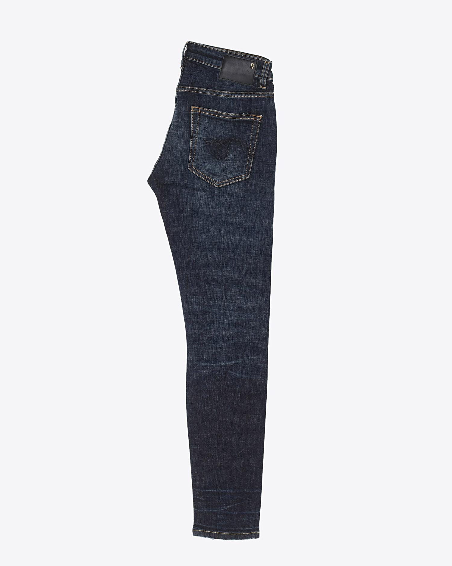 R13 Denim Pré-Collection Boy Skinny - Howell Indigo  