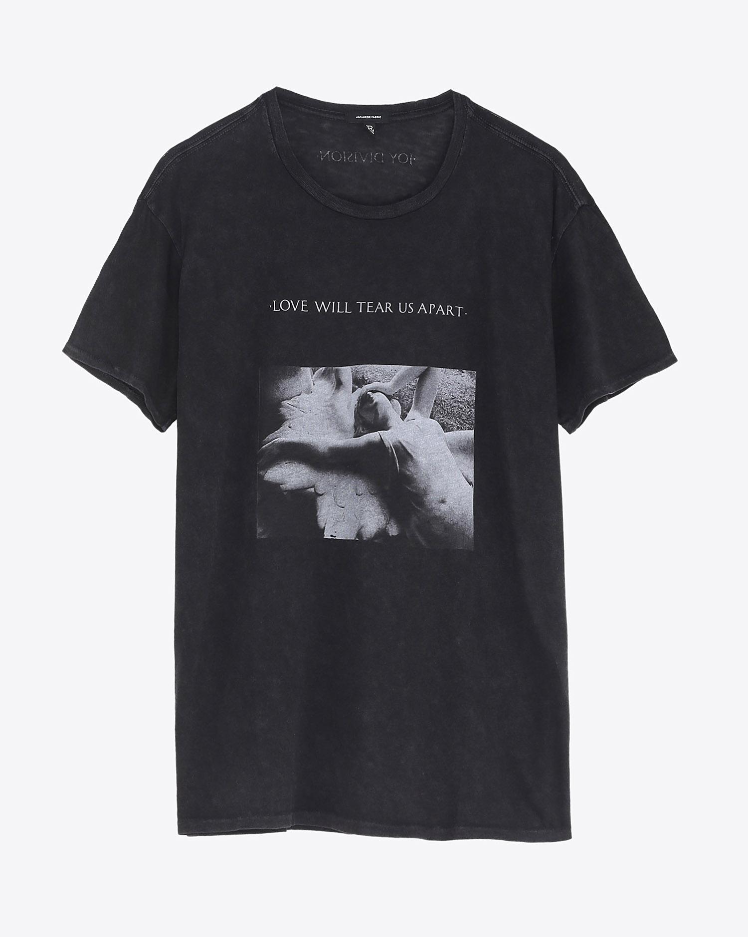 R13 Denim Pré-Collection Joy Division Boy T - Acid Black  