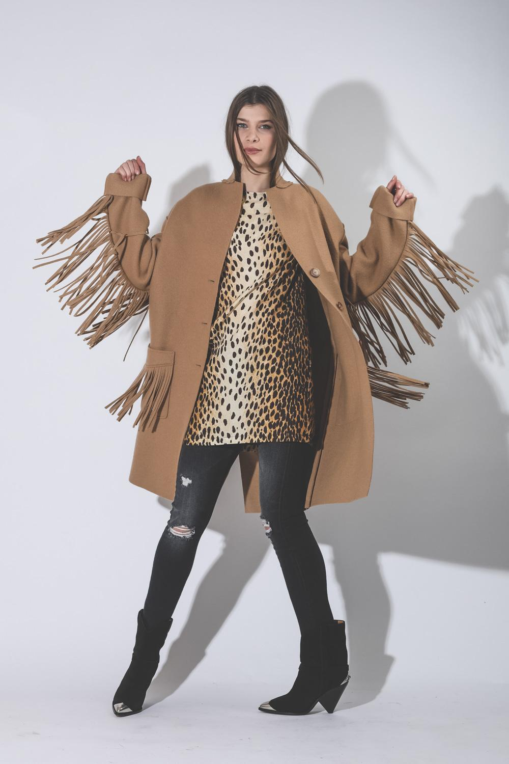 R13 Denim Pré-Collection Shift Dress - Cheetah