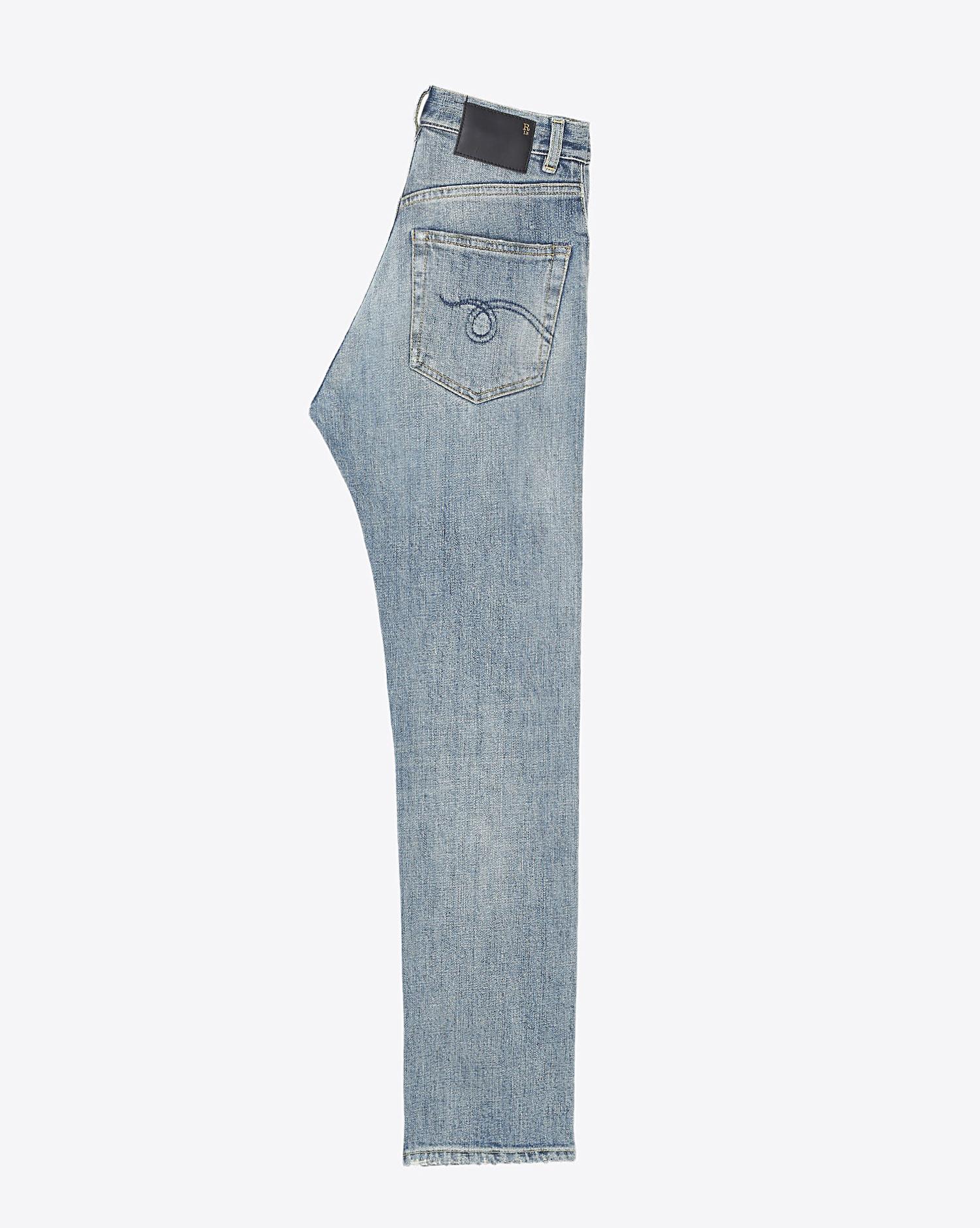 R13 Denim Pré-Collection Stove Pipe - Corey Indigo  