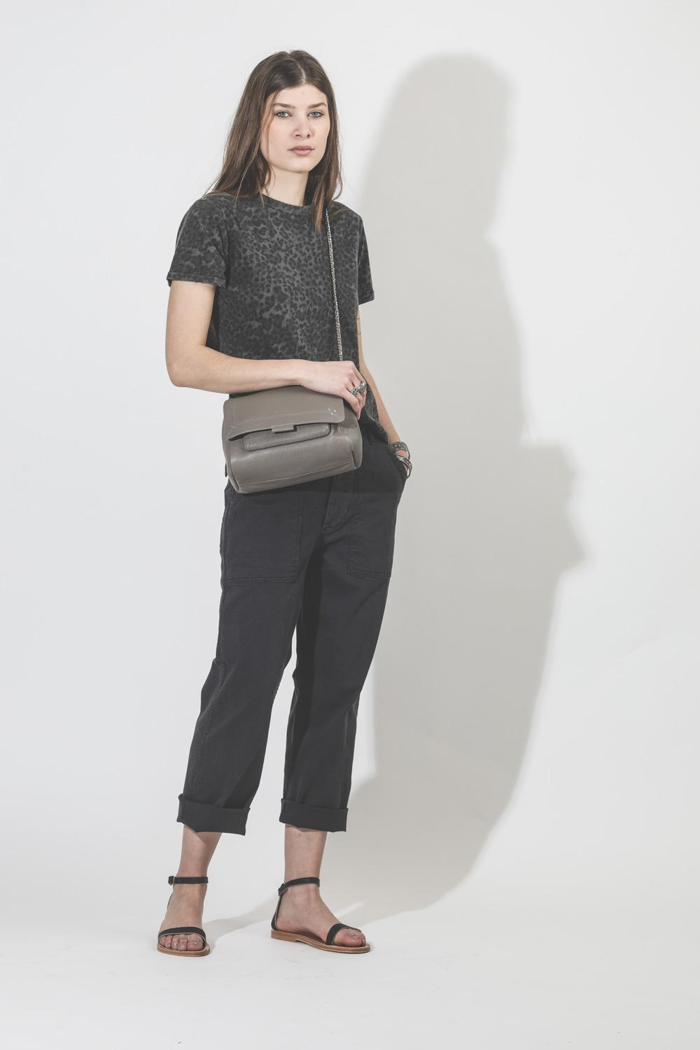 Ragdoll LA Easy Vintage Tee - Anthracite Leopard  