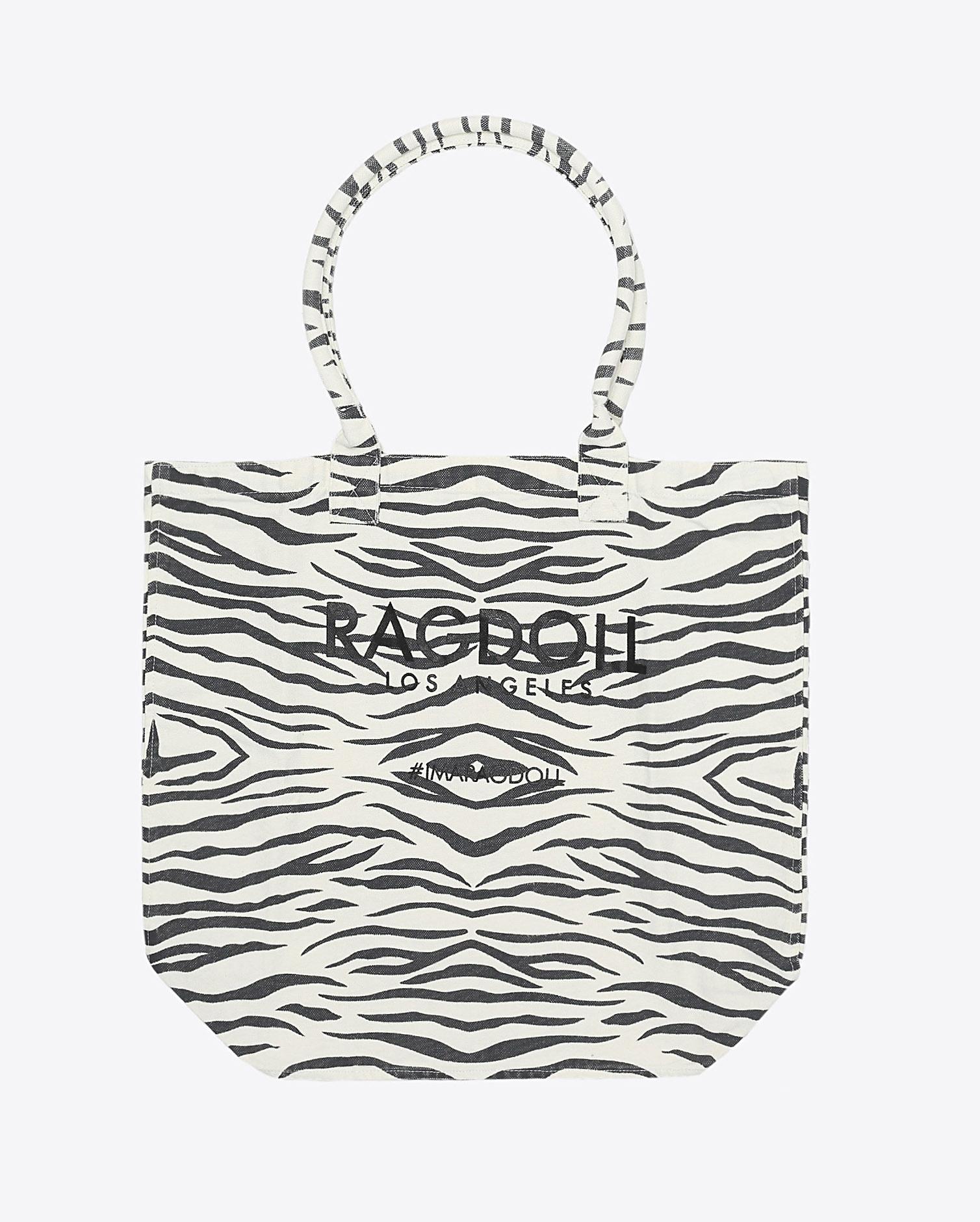 Ragdoll LA Holiday Bag - White Zebra  