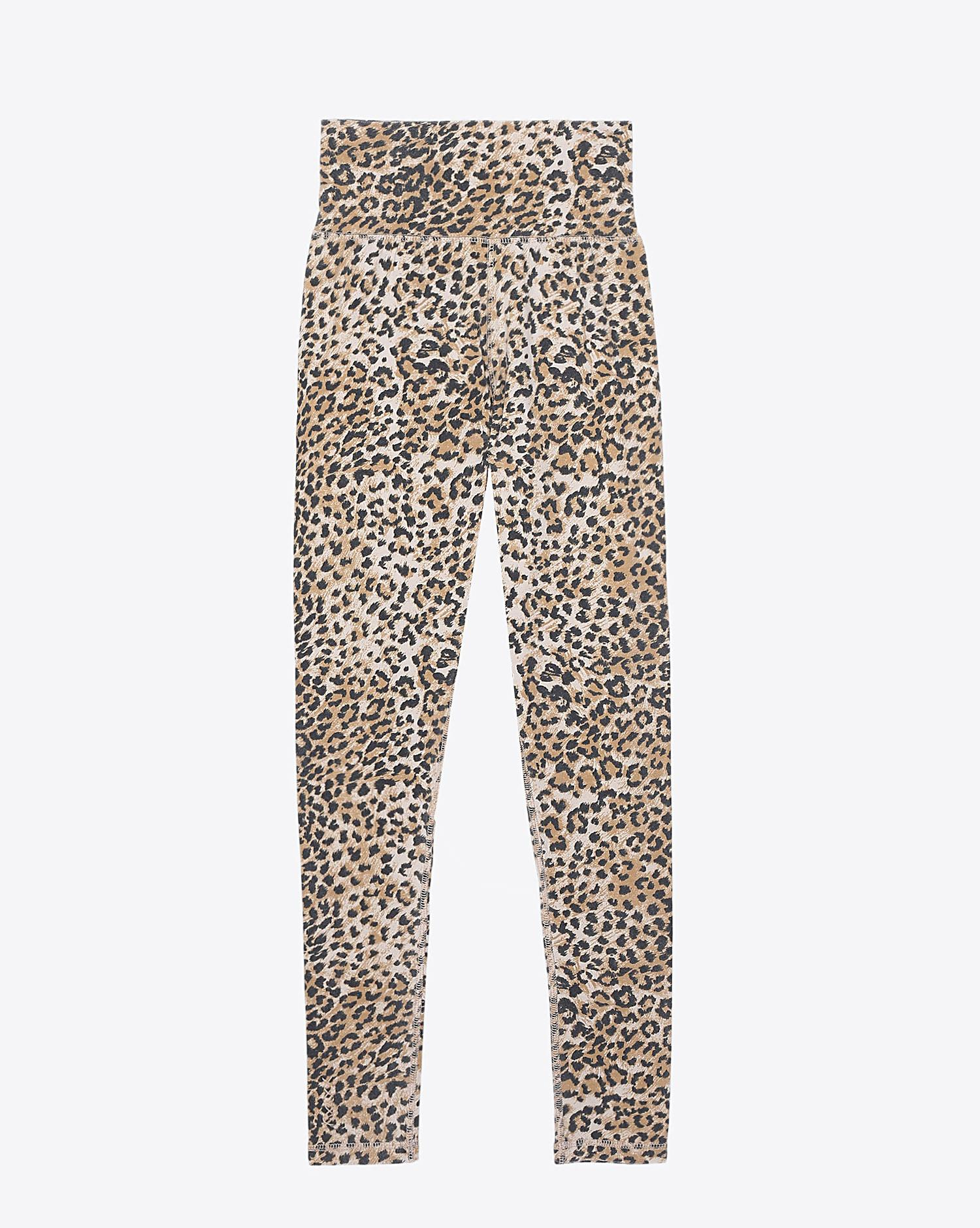 LONG FLARE LEGGINGS - BROWN LEOPARD – Ragdoll LA