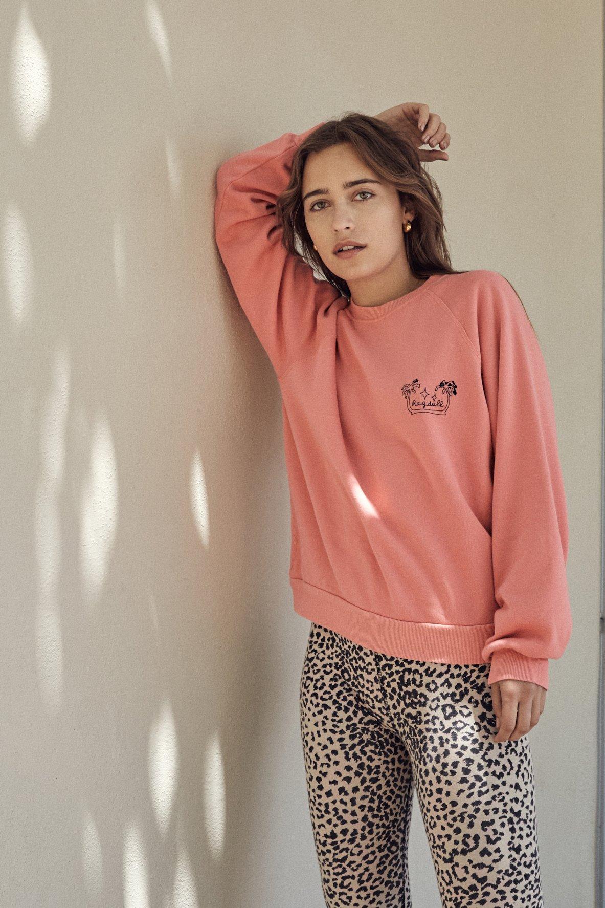 Ragdoll LA Leggings Pink Leopard   