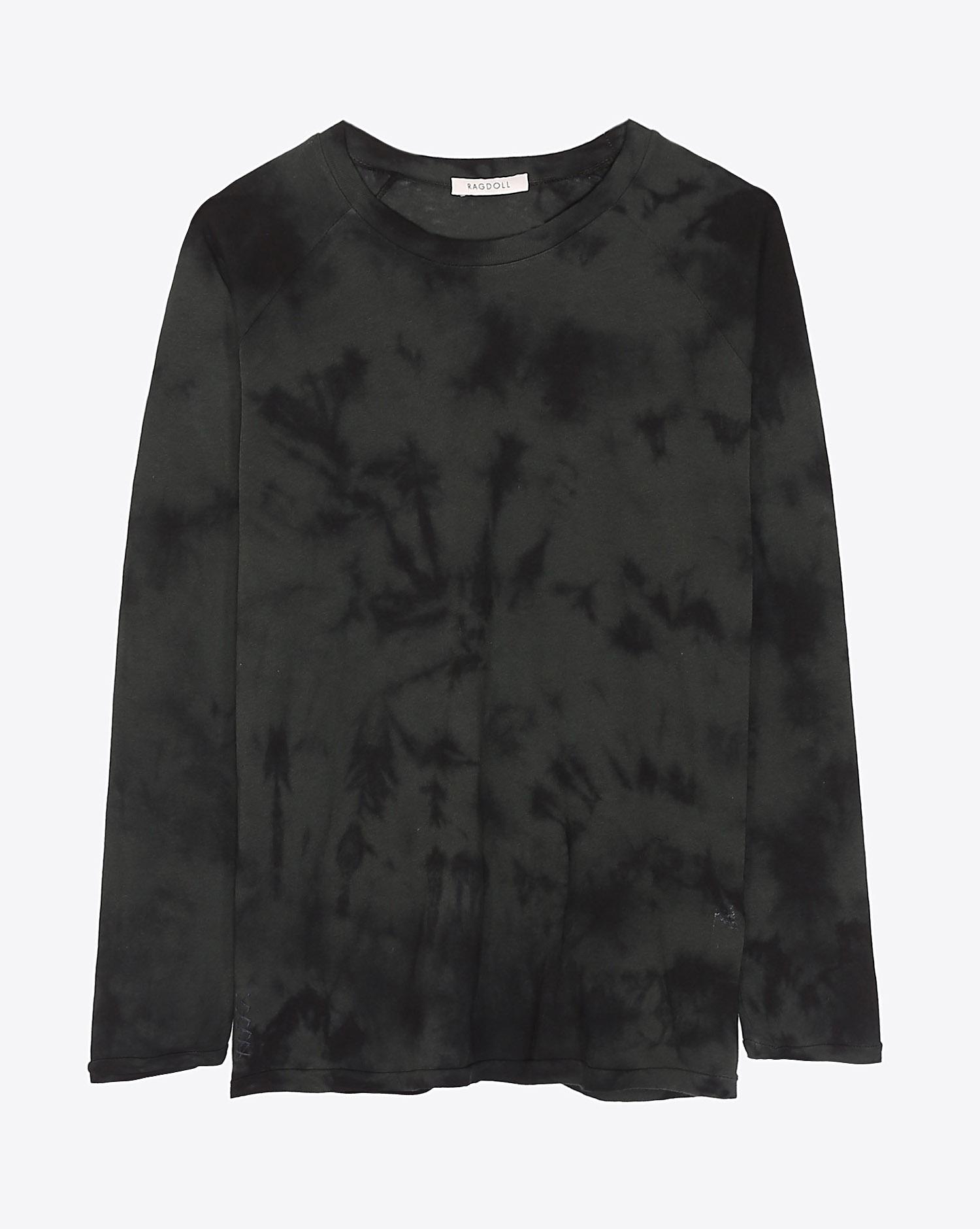 Ragdoll LA Long Sleeve Tee Green Tie Dye   
