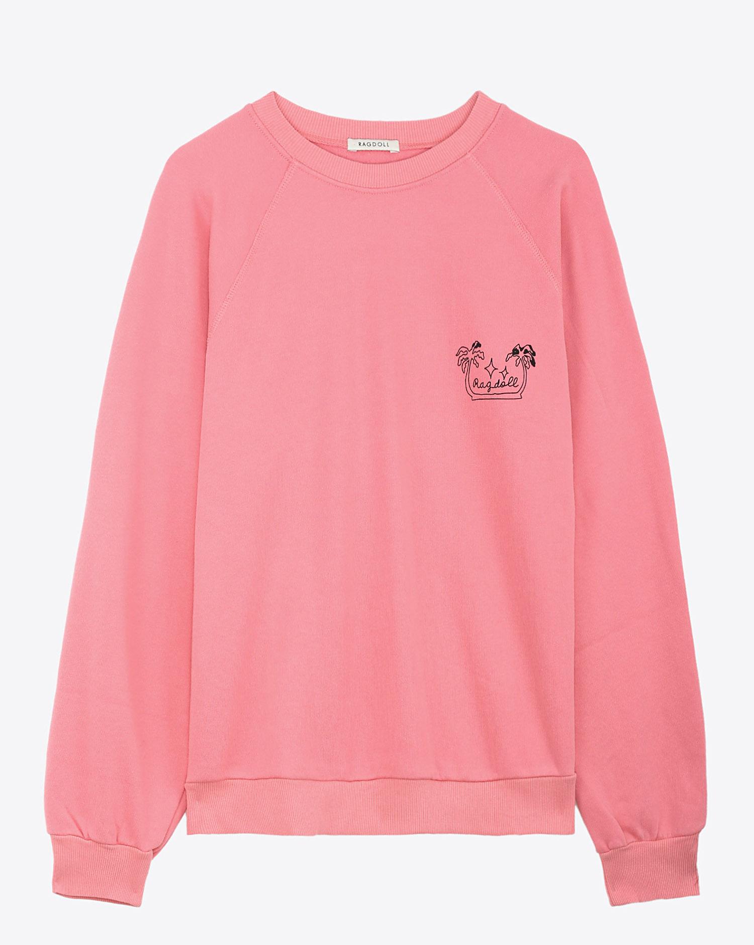 Ragdoll LA Oversized Sweatshirt Coral  