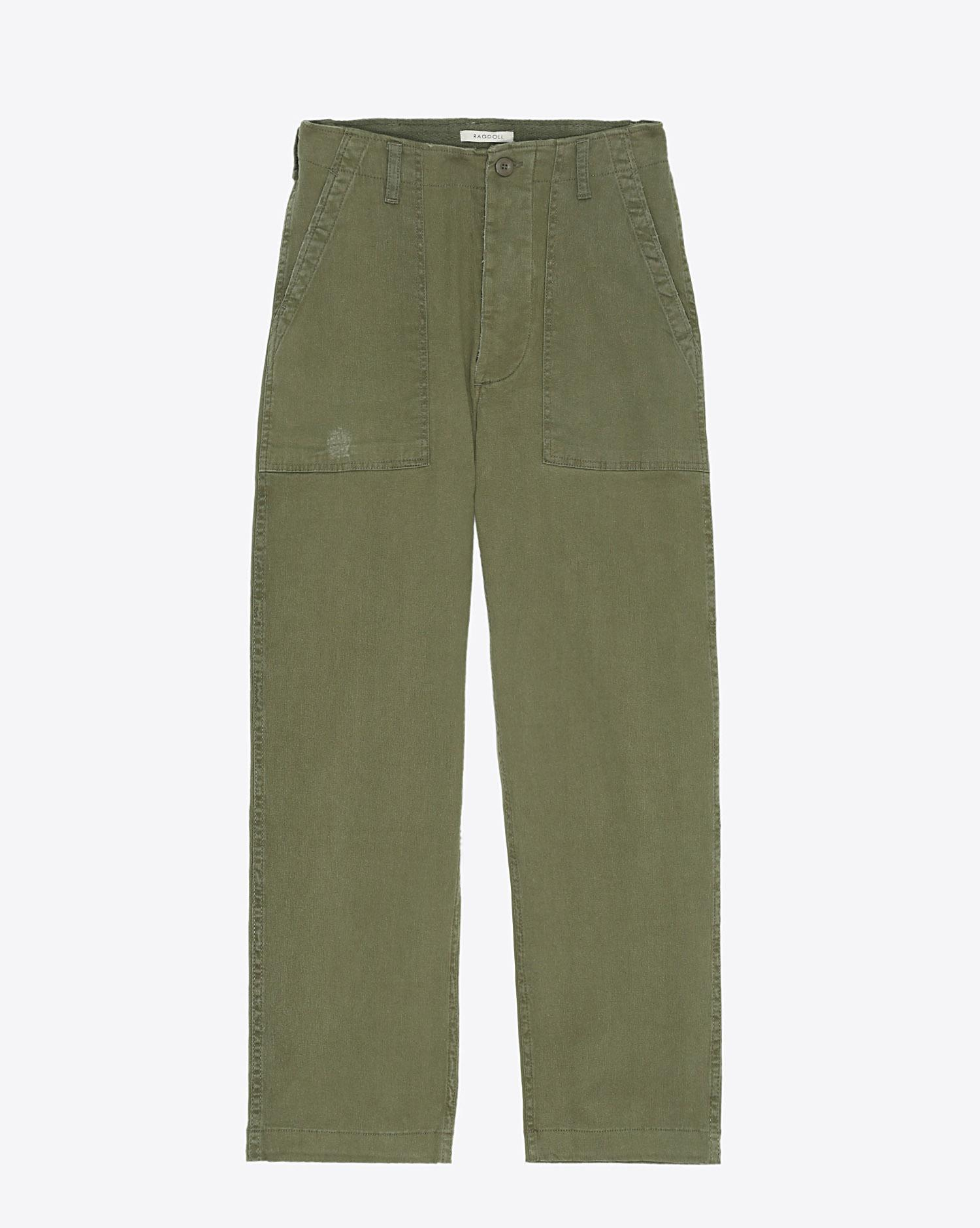 Ragdoll LA Surplus Pant - Army Green   