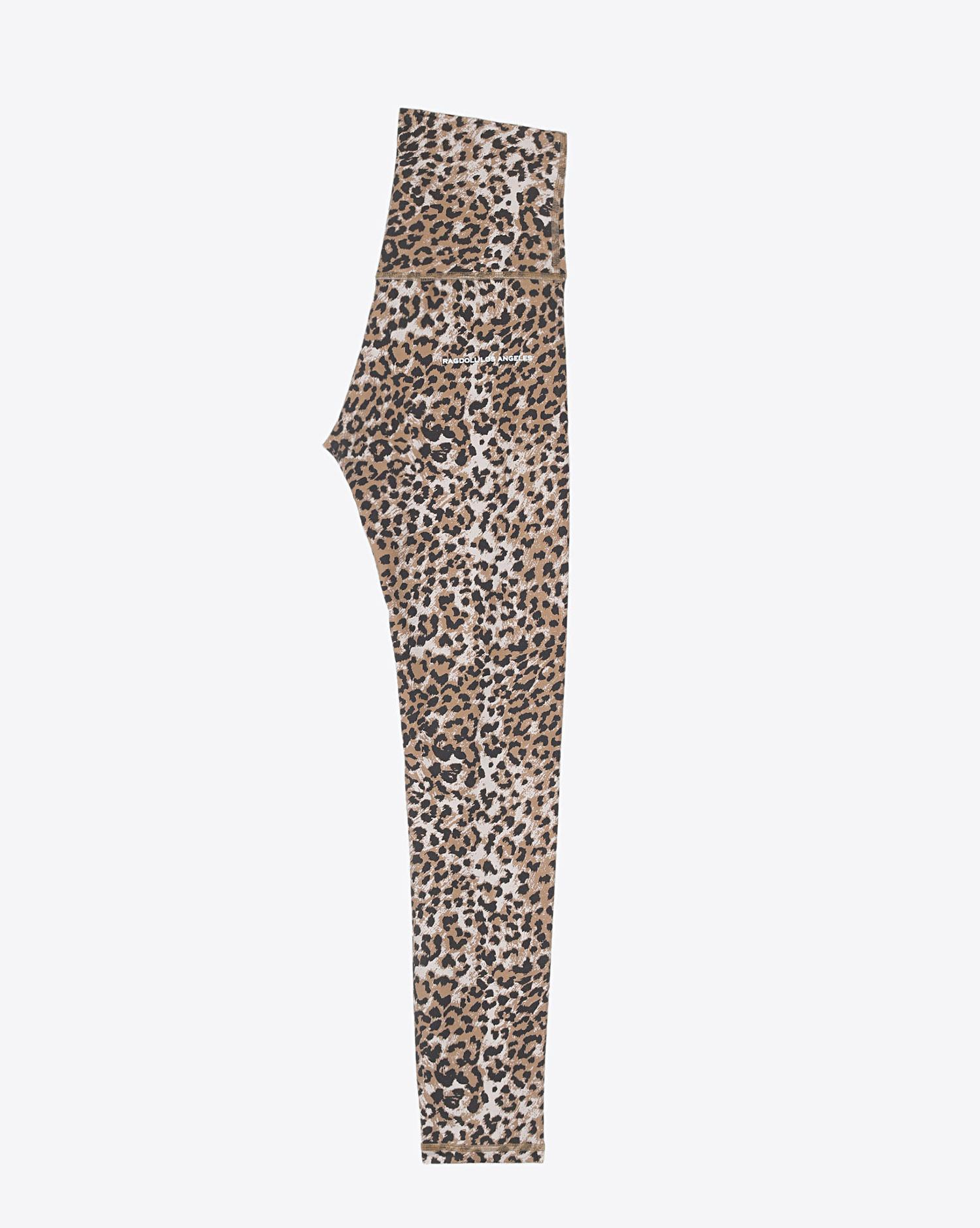 Ragdoll LA Work Out Leggings - Brown Leopard  