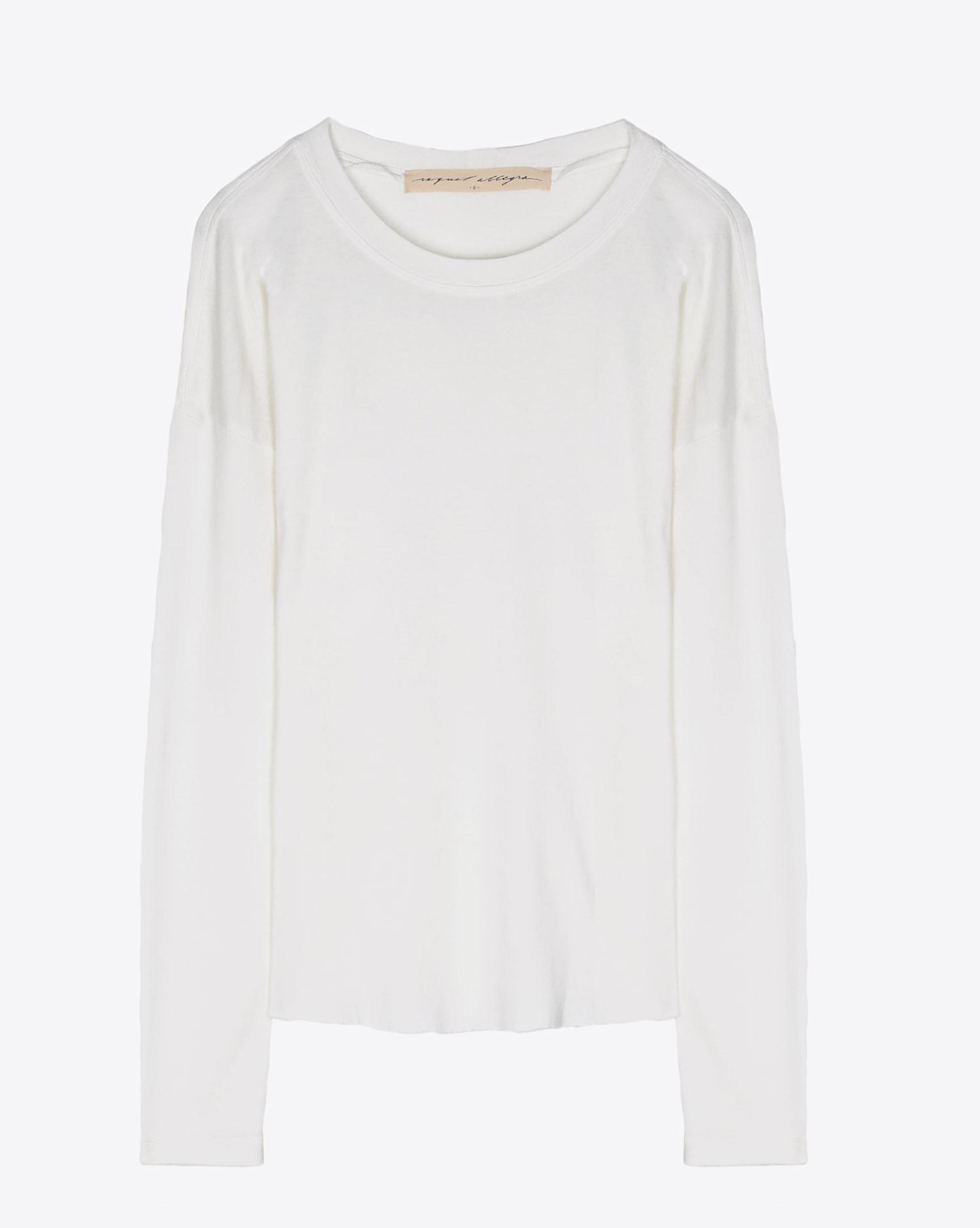 Raquel Allegra Basic Long Sleeve - Washed White  