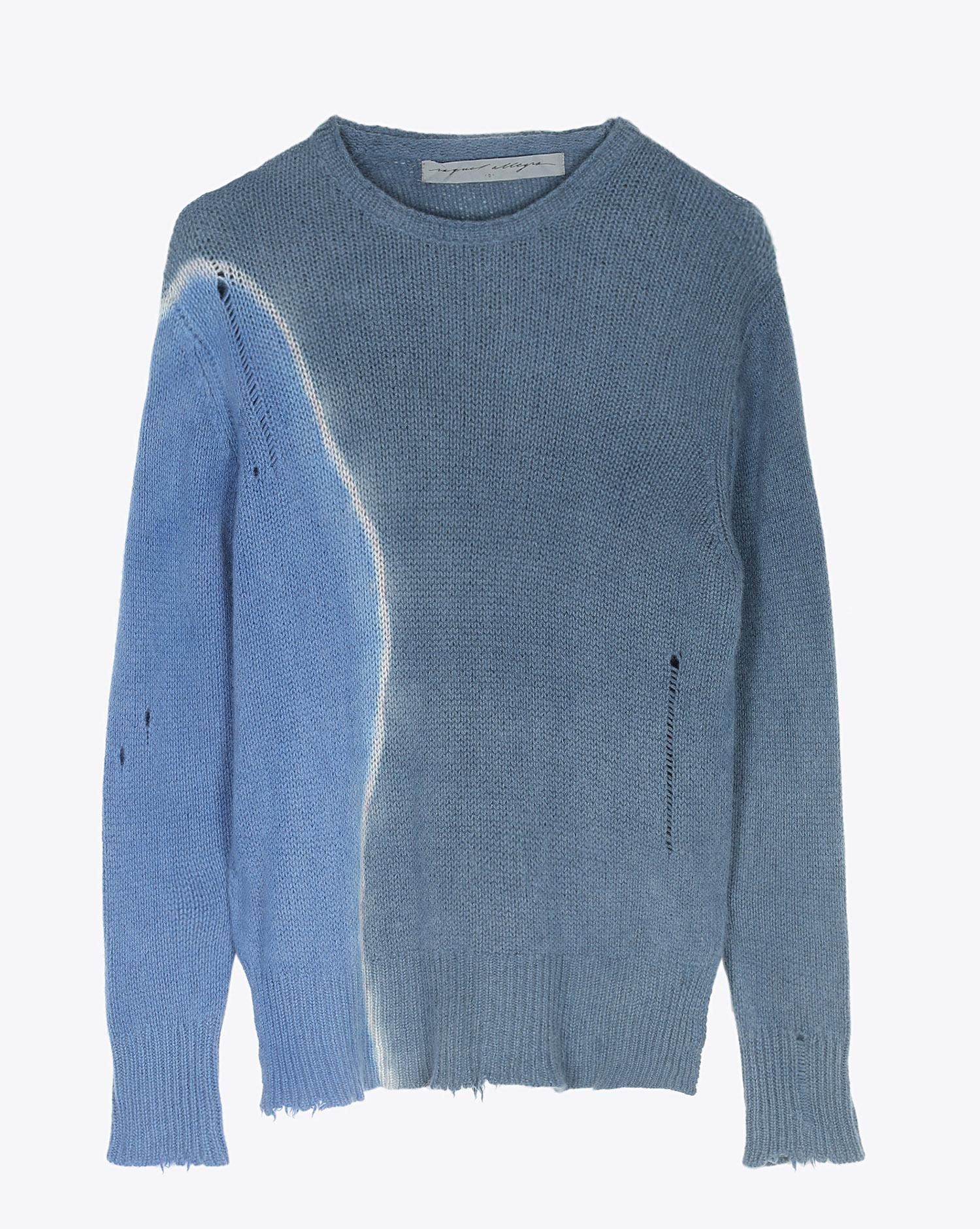 Raquel Allegra Cachemire Relaxed Crew - Sky  