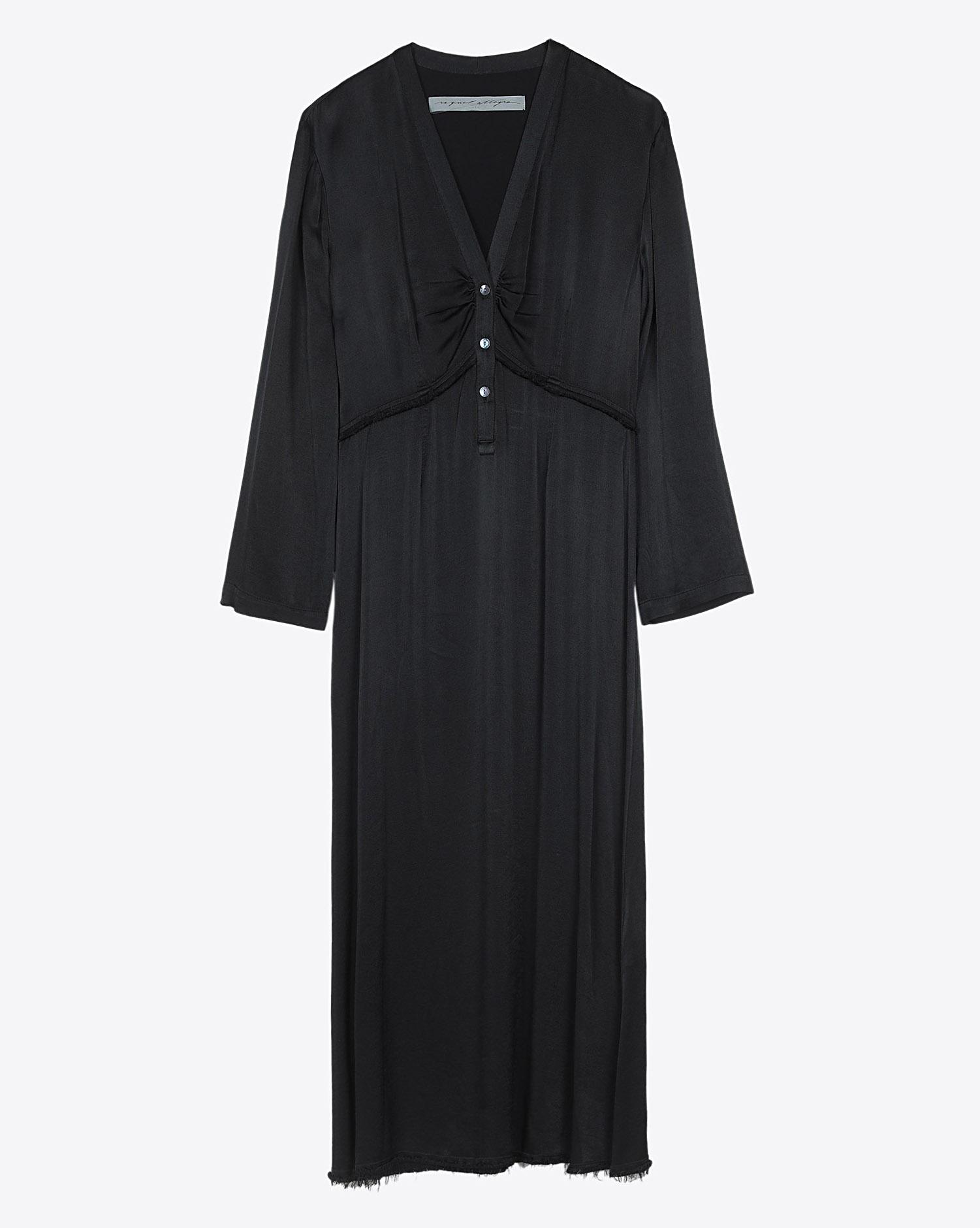 Raquel Allegra Camille Dress - Black  