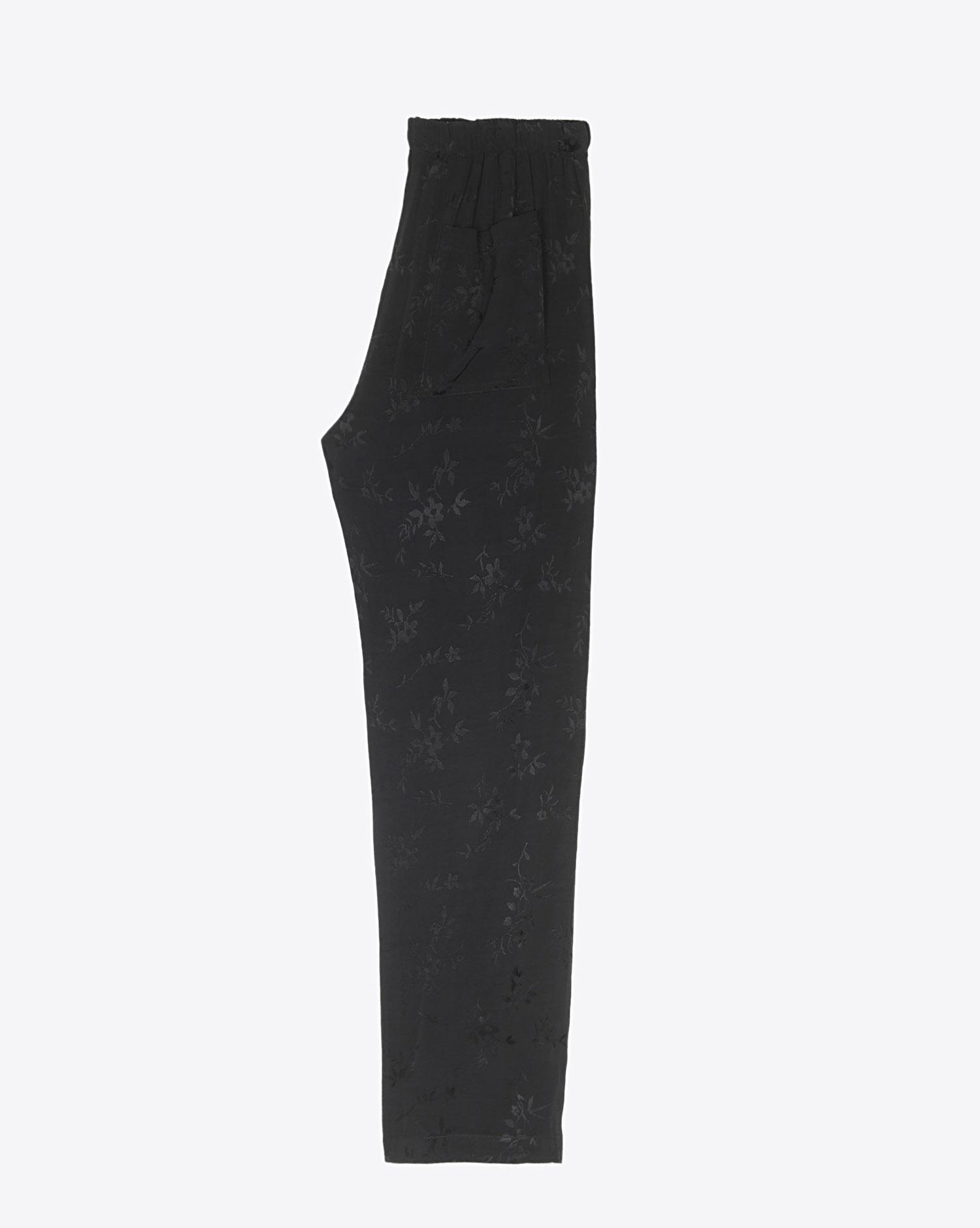 Raquel Allegra Drawstring Trouser - Black  