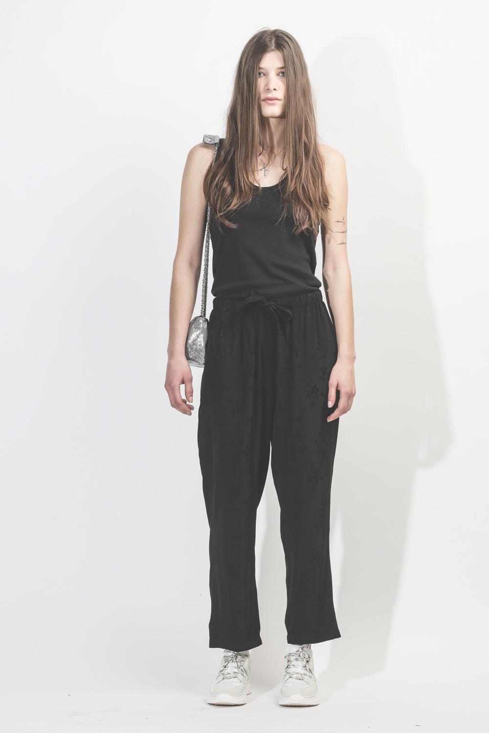 Raquel Allegra Drawstring Trouser - Black  