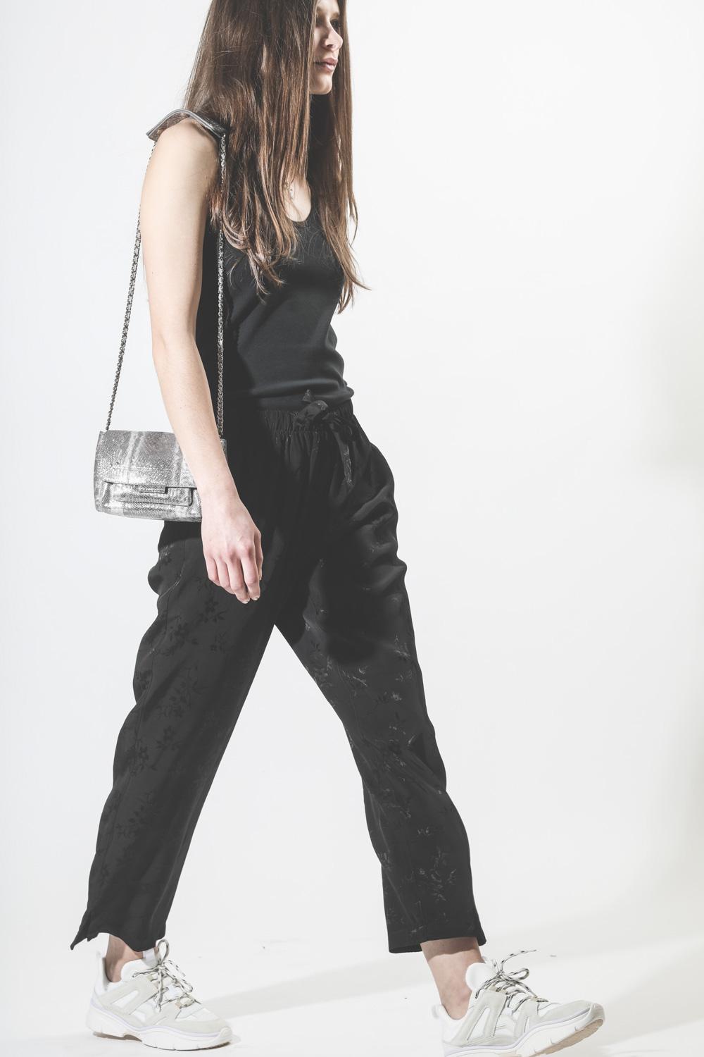 Raquel Allegra Drawstring Trouser - Black  