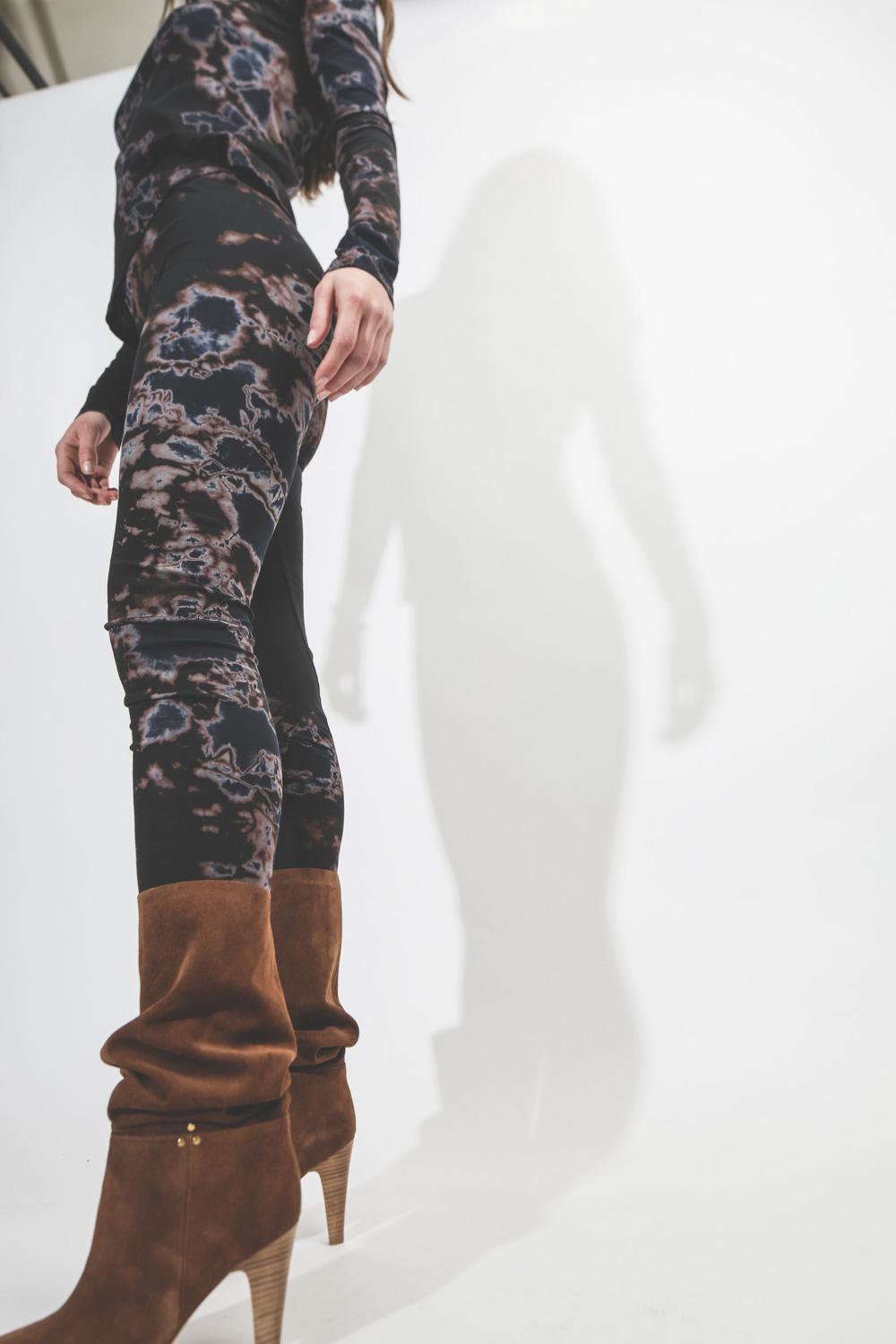 Raquel Allegra Legging - Black Sky Tie Dye  