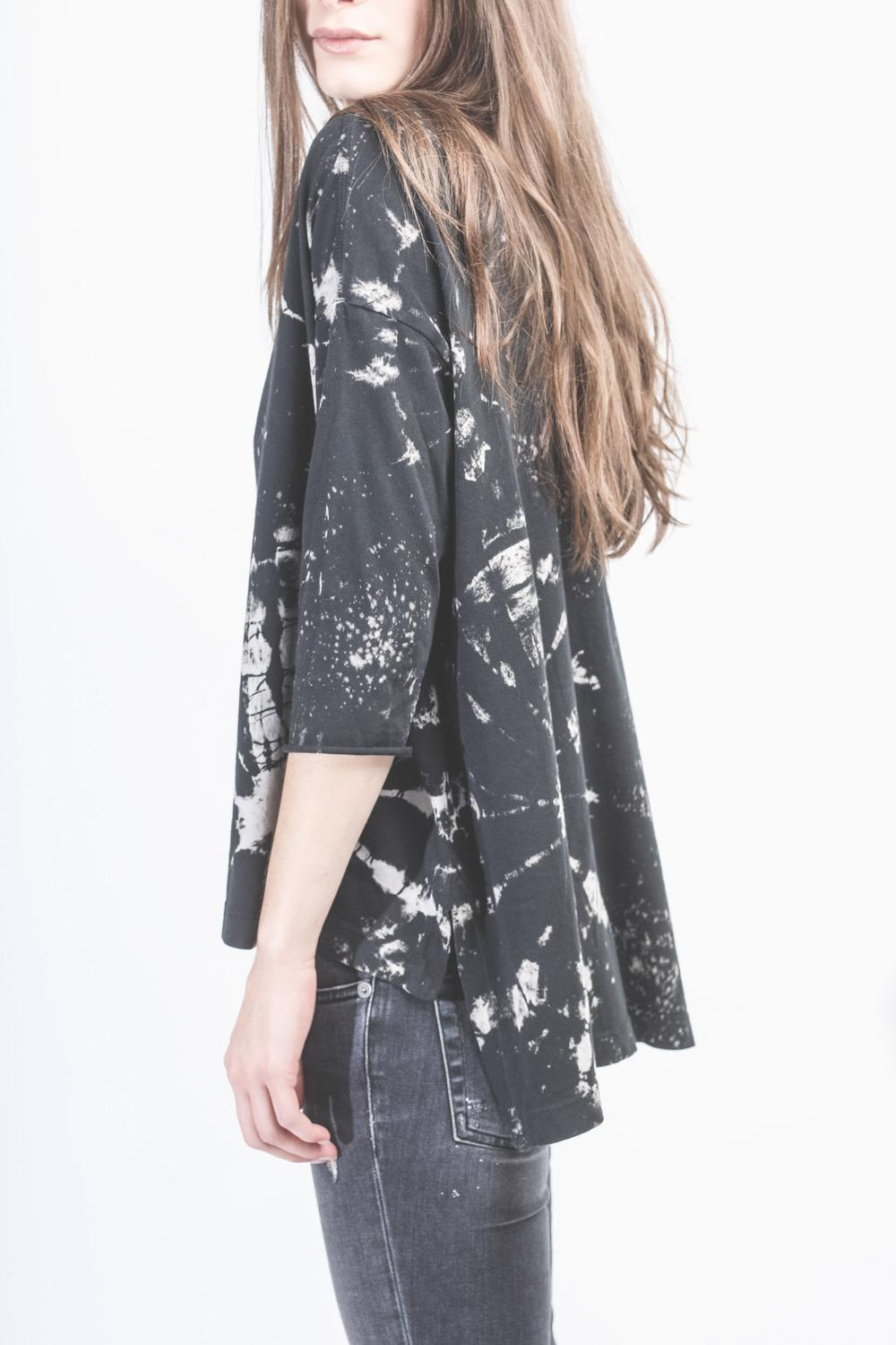 Raquel Allegra New Cocoon TD - Black Constellation Tie Dye  