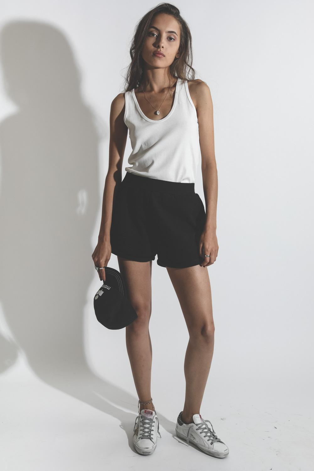 Raquel Allegra New Perfect Tank - Washed White  