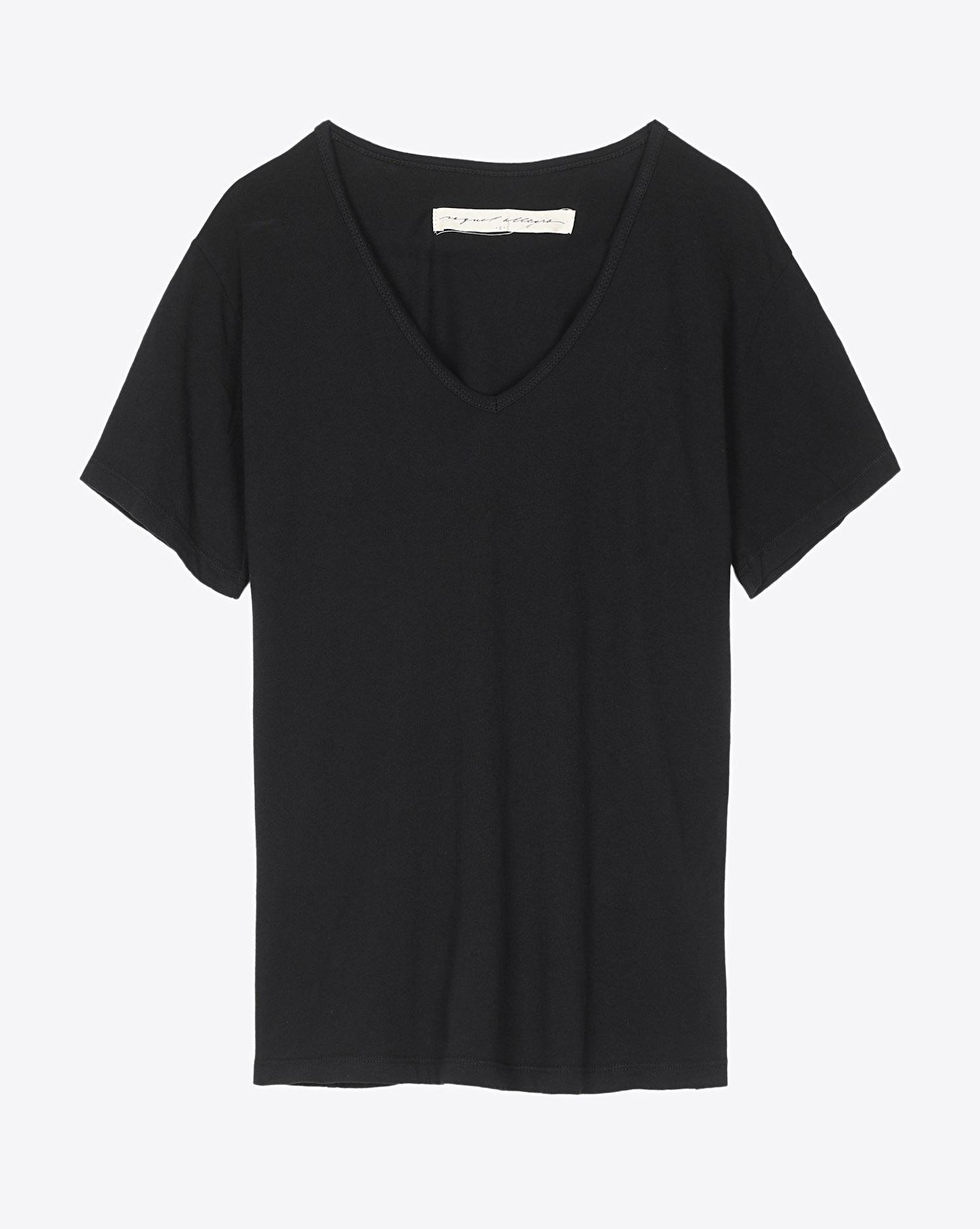 Raquel Allegra New V Neck - Black  