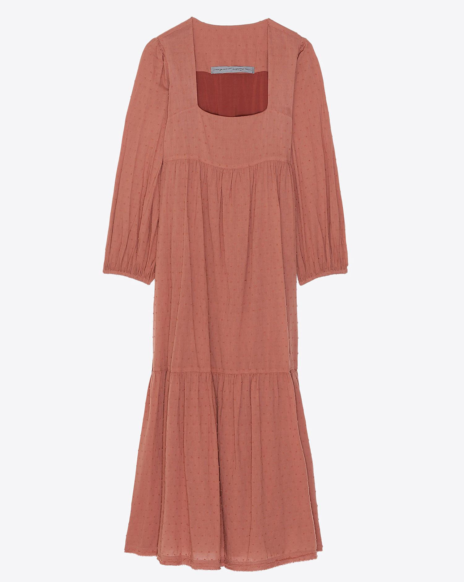 Raquel Allegra Pré-Collection Empress Dress - Terracotta  