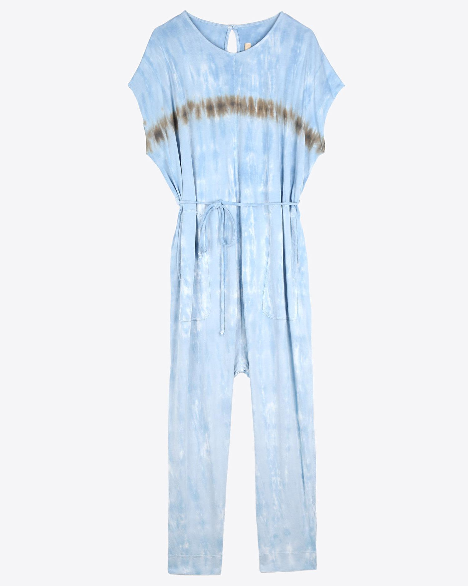 Raquel Allegra Pré-Collection Jumpsuit TD - Blue Stripes  