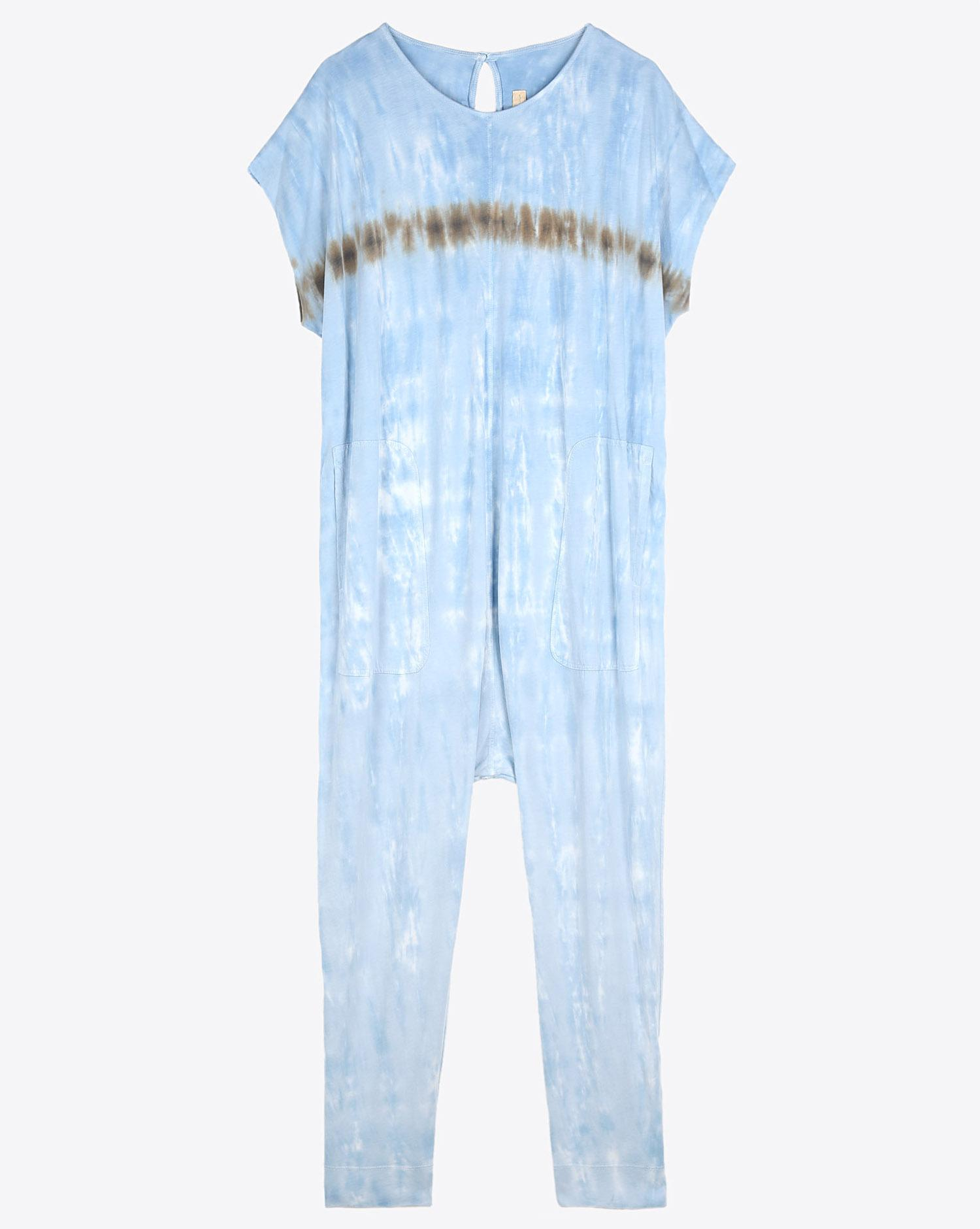 Raquel Allegra Pré-Collection Jumpsuit TD - Blue Stripes  