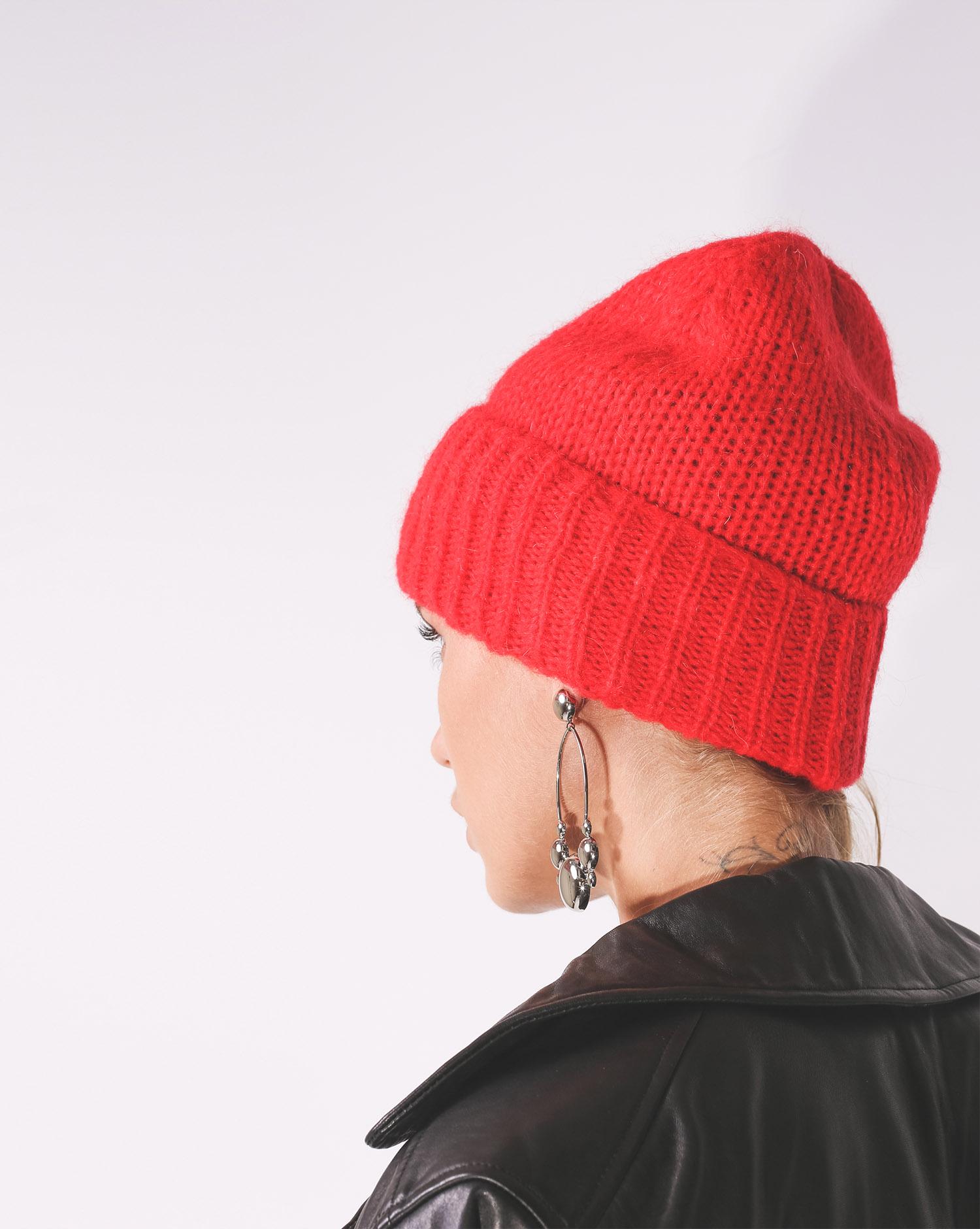 Roseanna Bonnet Jump Mohair - Rouge  