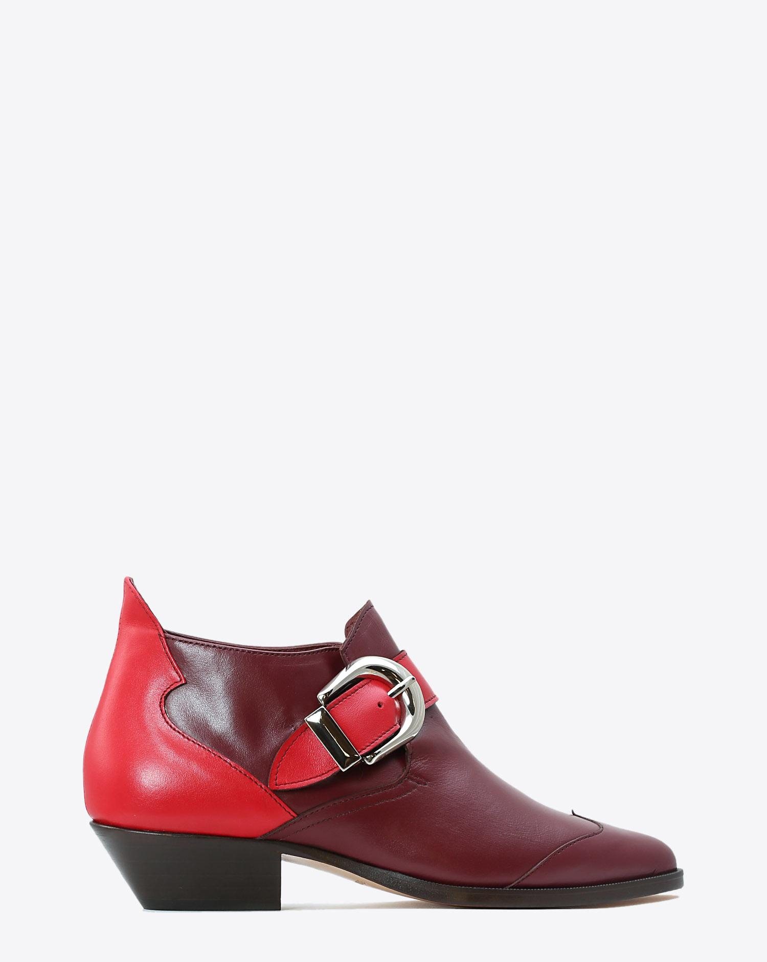 Roseanna Chaussures Boots Santiags FOX - Bordeaux   
