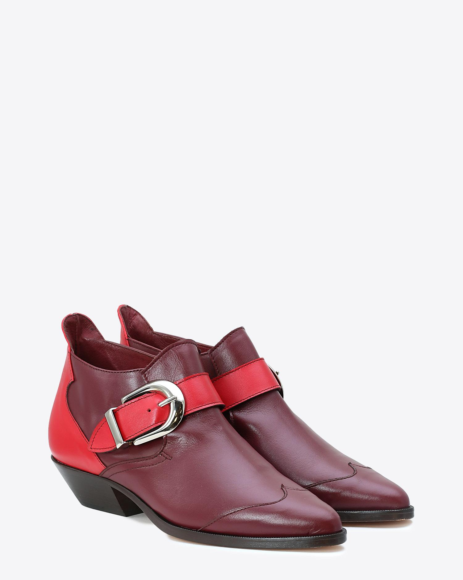 Roseanna Chaussures Boots Santiags FOX - Bordeaux   